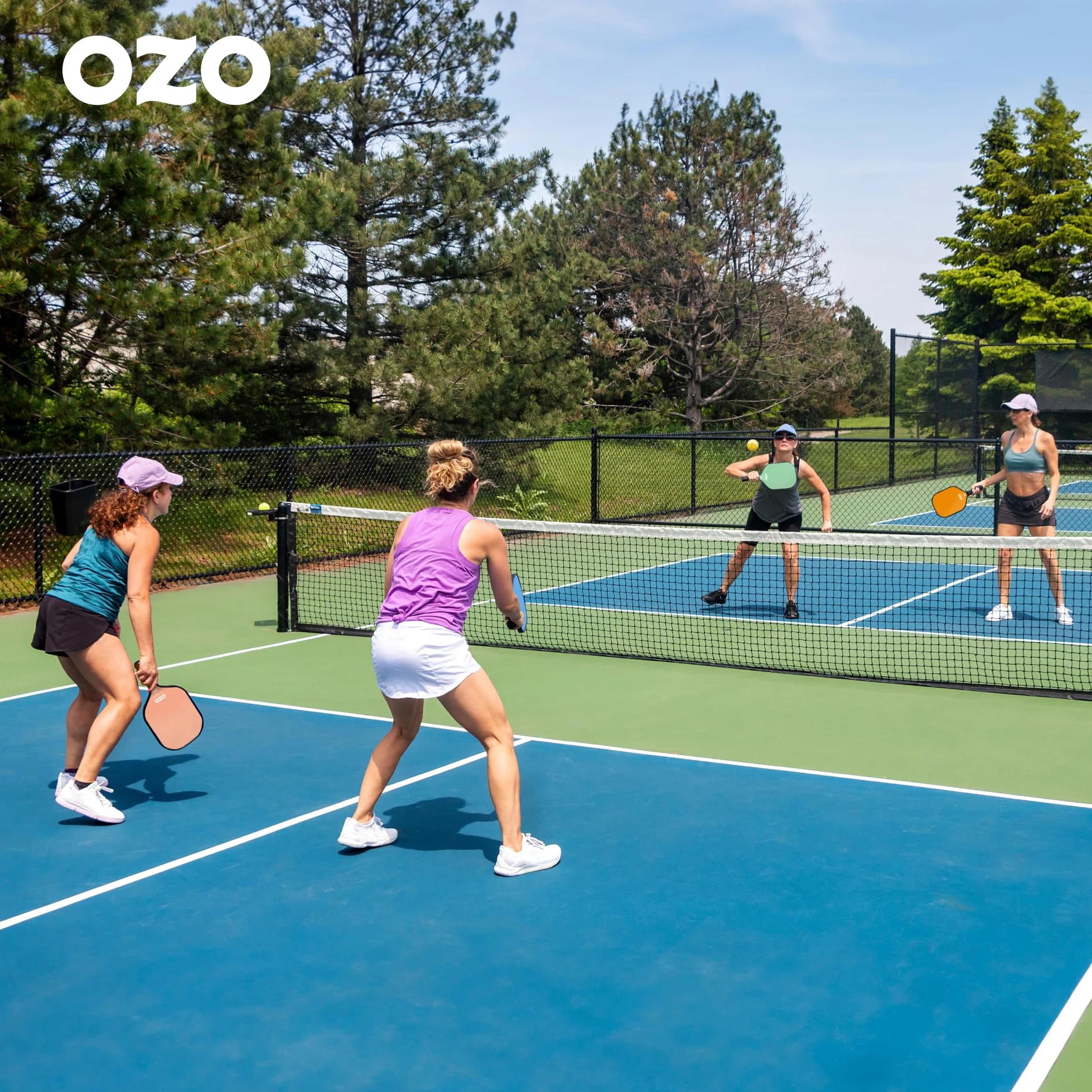 OZO Pickleball Set of 4 Paddles - Paddle Unisex Adulto