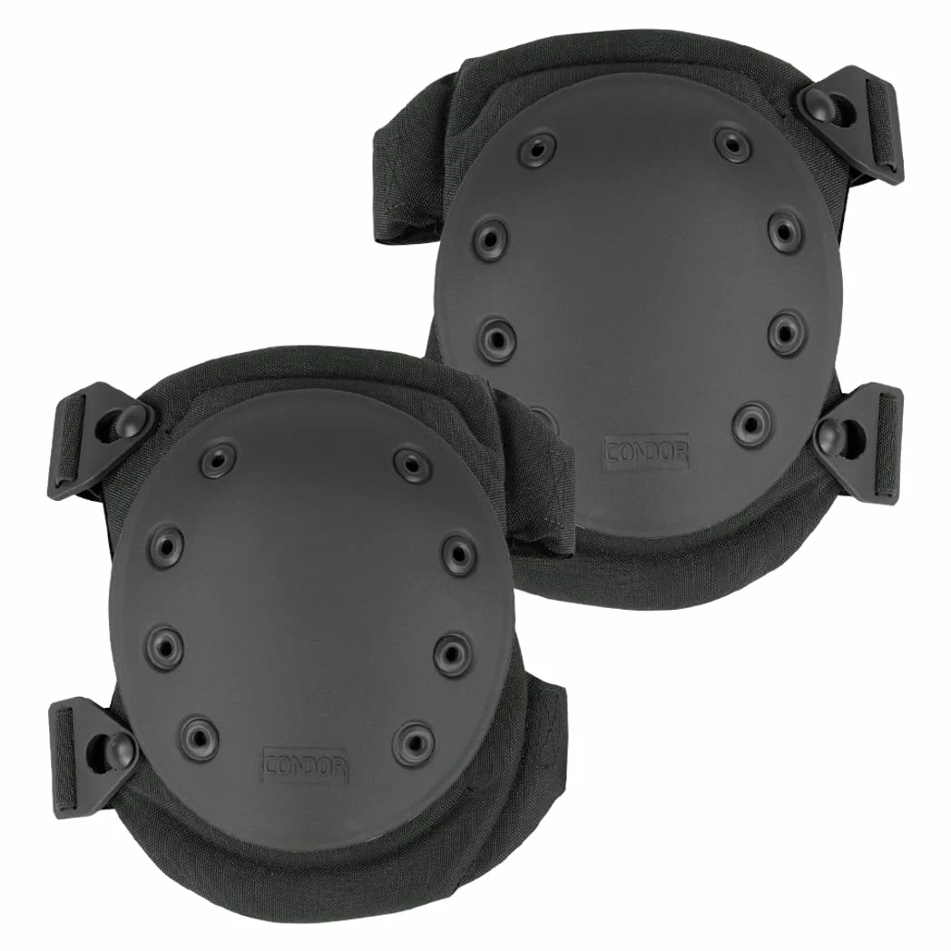 Condor KP2-002 - Rodilleras (2 Unidades), Color Negro