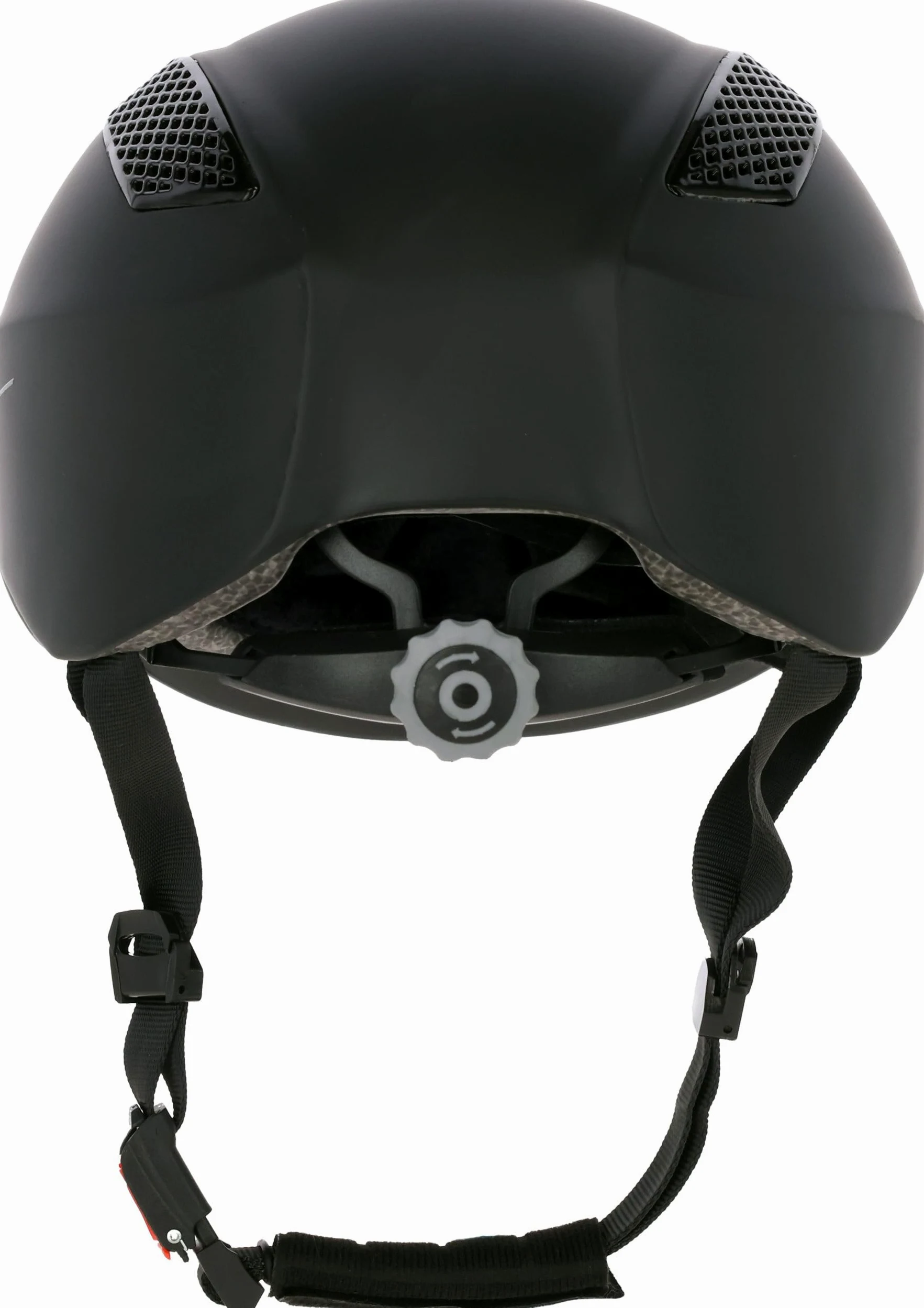 Casco de equitación Covalliero eXite, Mujeres, Hombre, Negro, Volumen 52-56 cm, Sistema Disc, Visera de Casco Flexible, Sistema de ventilación, Cierre de Clic rápido
