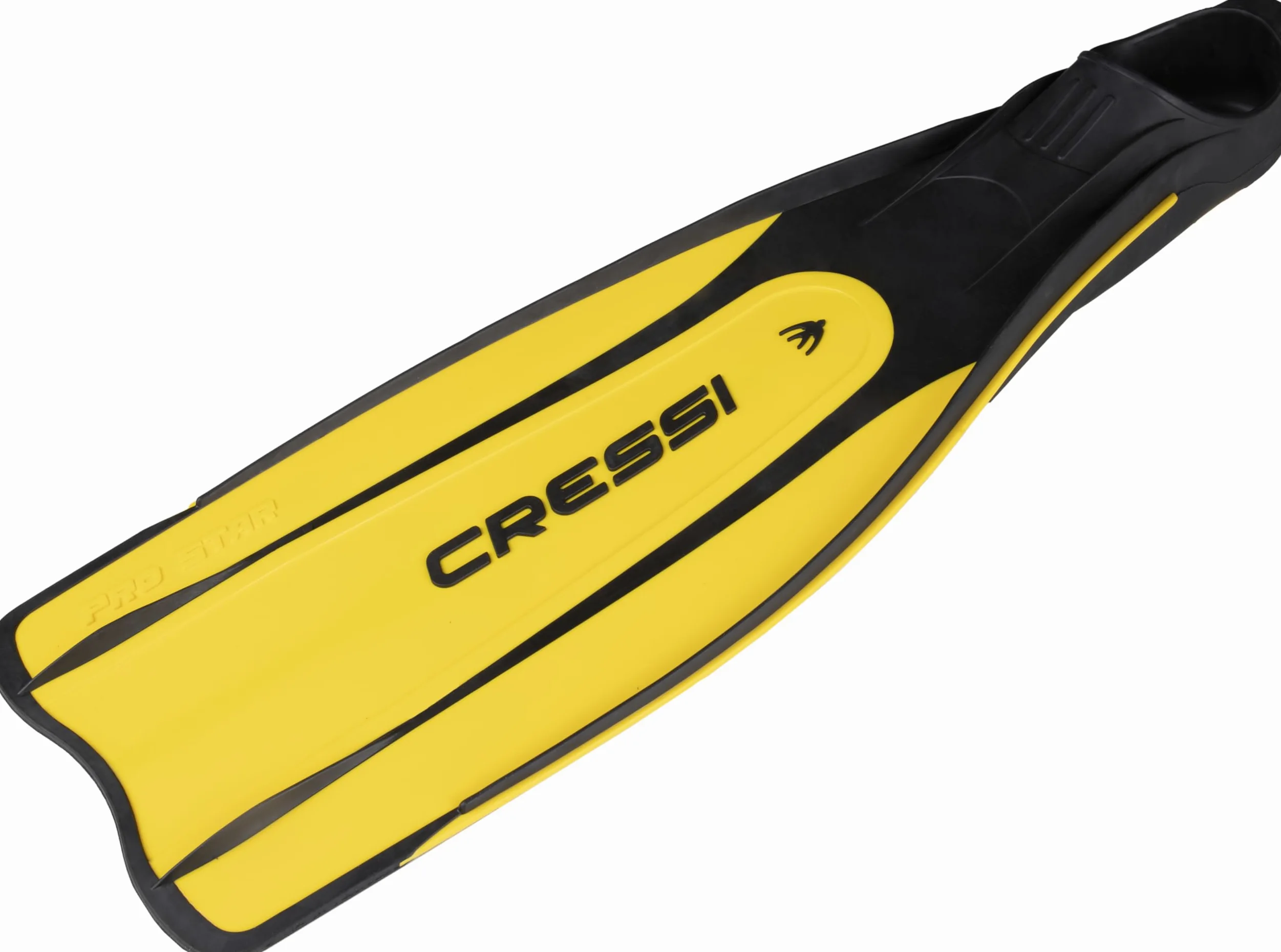 Cressi Pro Star - Aletas de Buceo para Adultos con pies reactivos