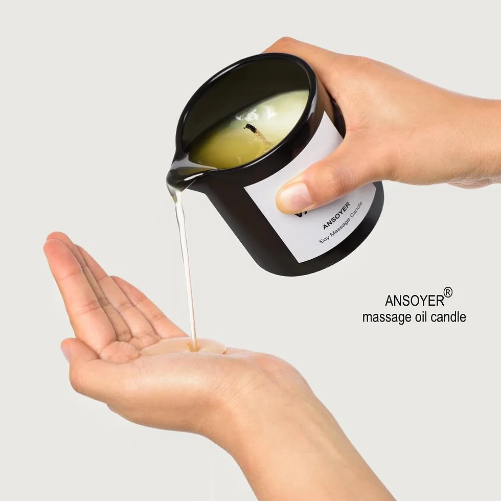 ANSOYER Vela de masaje hidratante nutritiva 230g Vainilla Clásica
