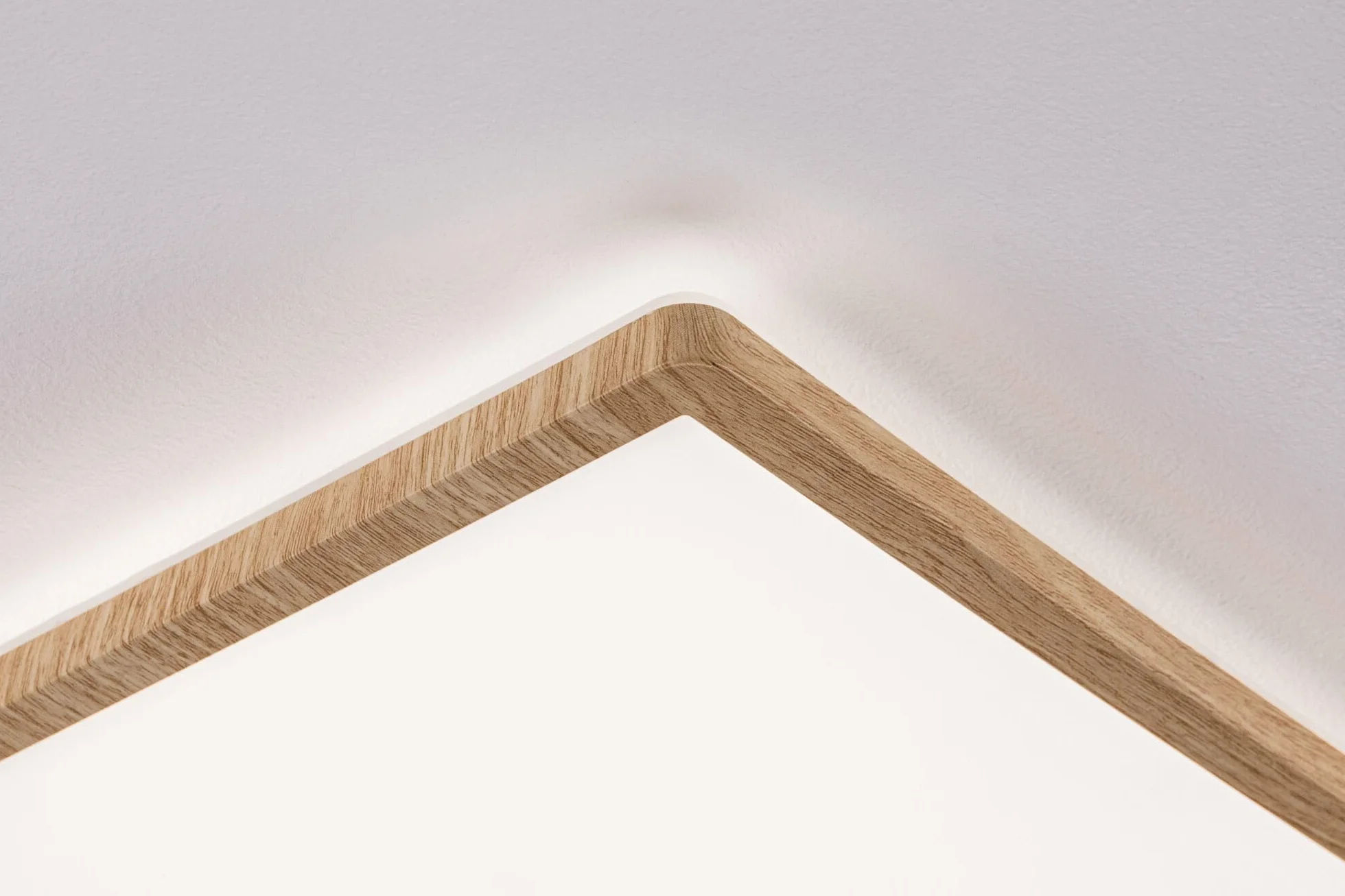 Paulmann Panel LED Atria Shine plafón cuadrado IP44 22W 2300lm 580mmx200mm acabado madera 4000K