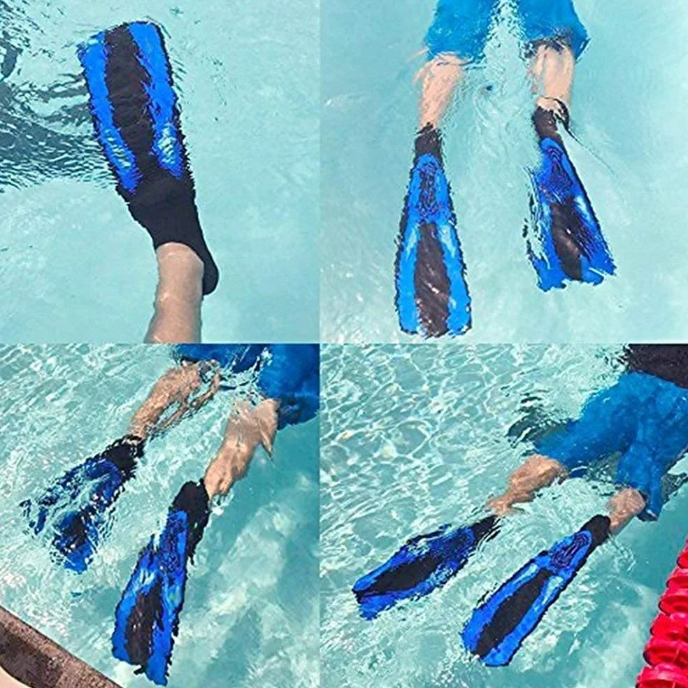 MU Aletas de Baño Aletas de Buceo Buceo Largas Aletas Adultas Snorkeling Alespers Lightweight Snorkeling Equipos para Exteriores,C,M