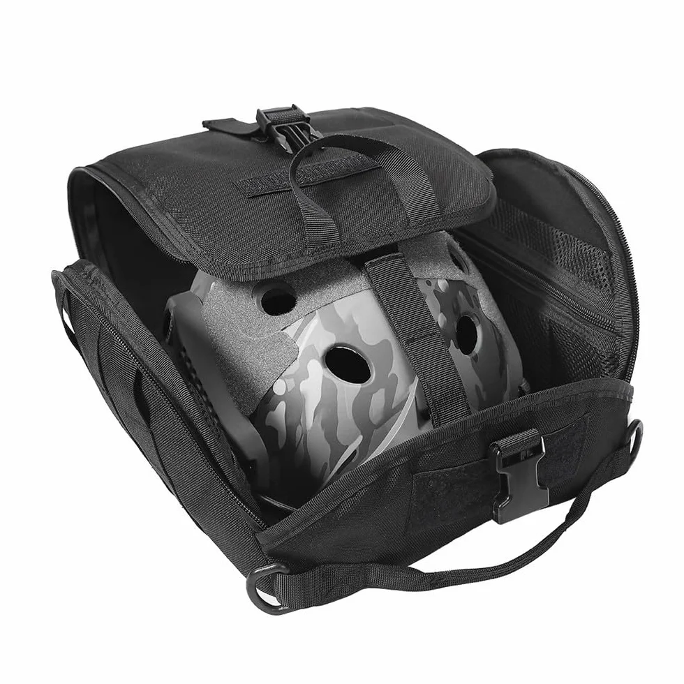 Bolsa para casco deportivo, ligera, antiarañazos, para casco Molle, Airsoft, bolsa de almacenamiento acolchada para deportes, caza, tiro, combate