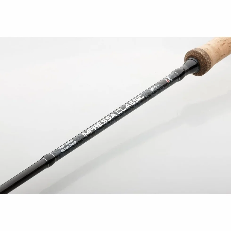 DAM Impressa Classic Spinning Combo, Freshwater Angler Fishing Rod & Reel Pike Perch & Zander, Strong Leightweight & Versatile, Black, 1.80m - 2.7m Moderate Fast Rod, 1000-3000 Size Reel