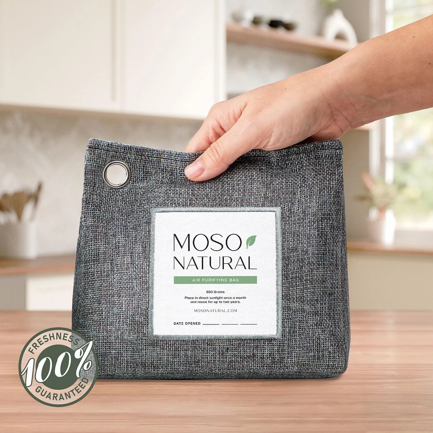 MOSO Bolsa purificadora de Aire Natural 600 Gramos