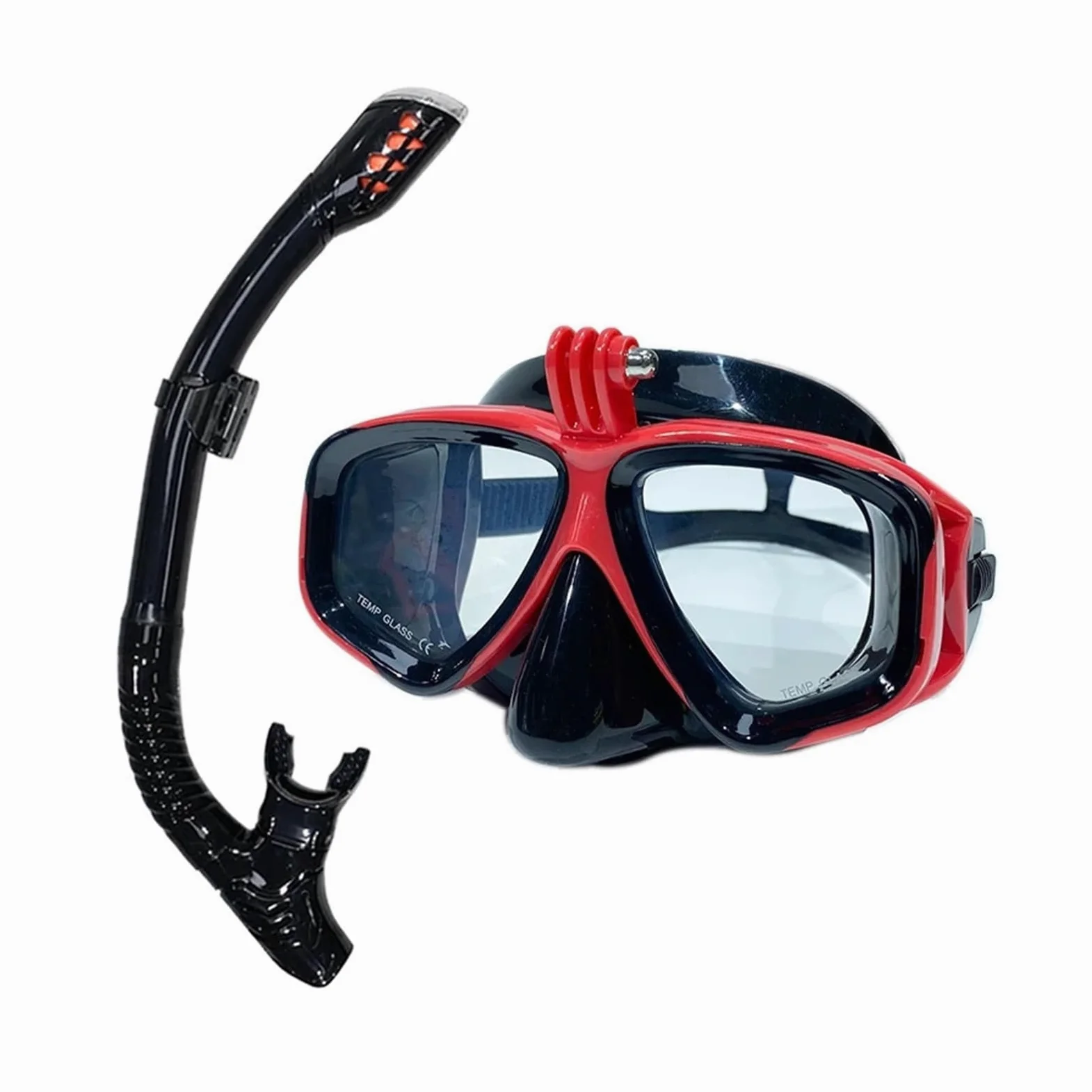Buceo Máscara de Snorkel Máscara de Buceo subacuática Las Gafas de Buceo Son adecuadas para la cámara Deportiva pequeña GoPro Buceo Completamente seco