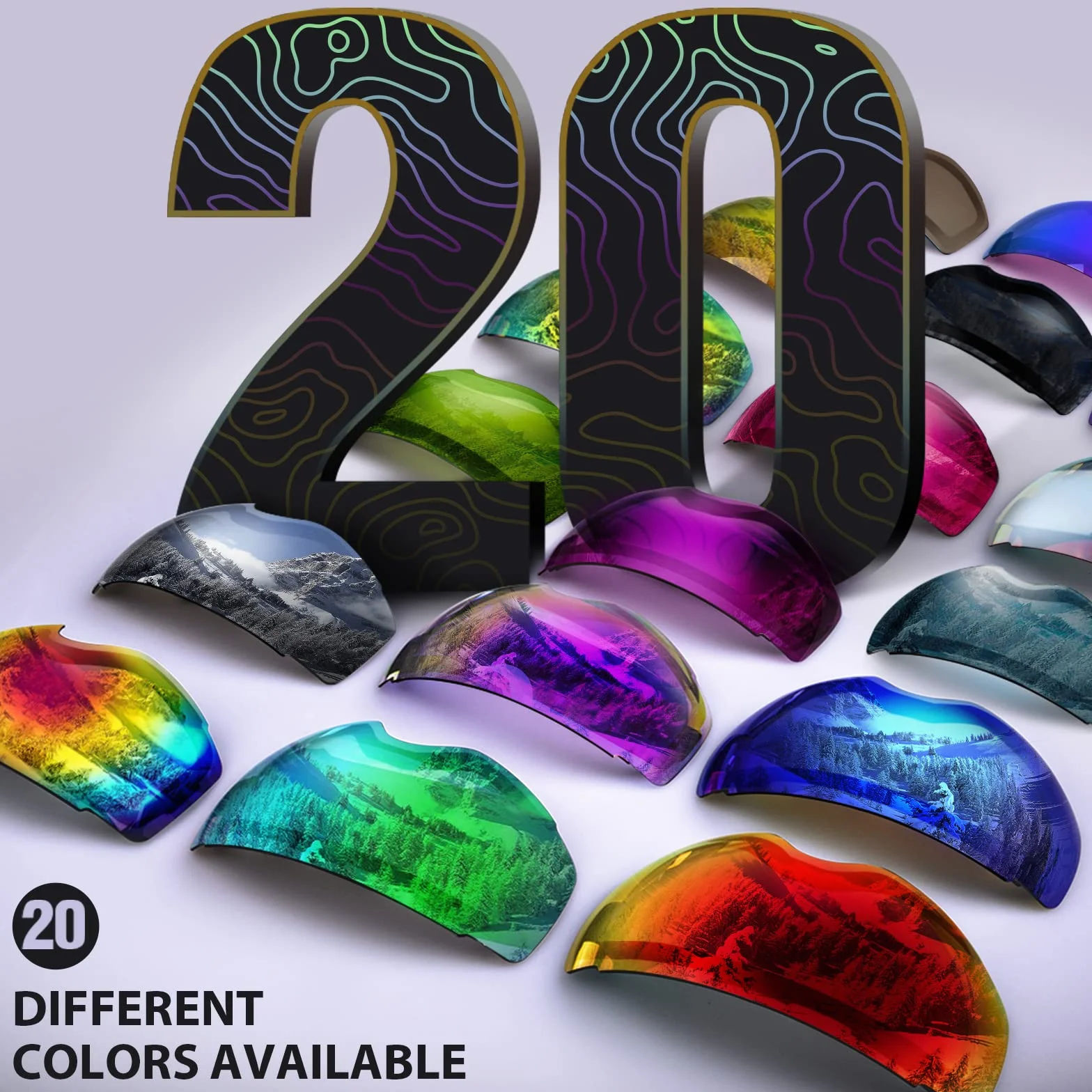 OutdoorMaster Gafas de Esquí PRO Lente Intercambiable Sin Marco Protección UV400 Ski Snowboard Mujer Hombre