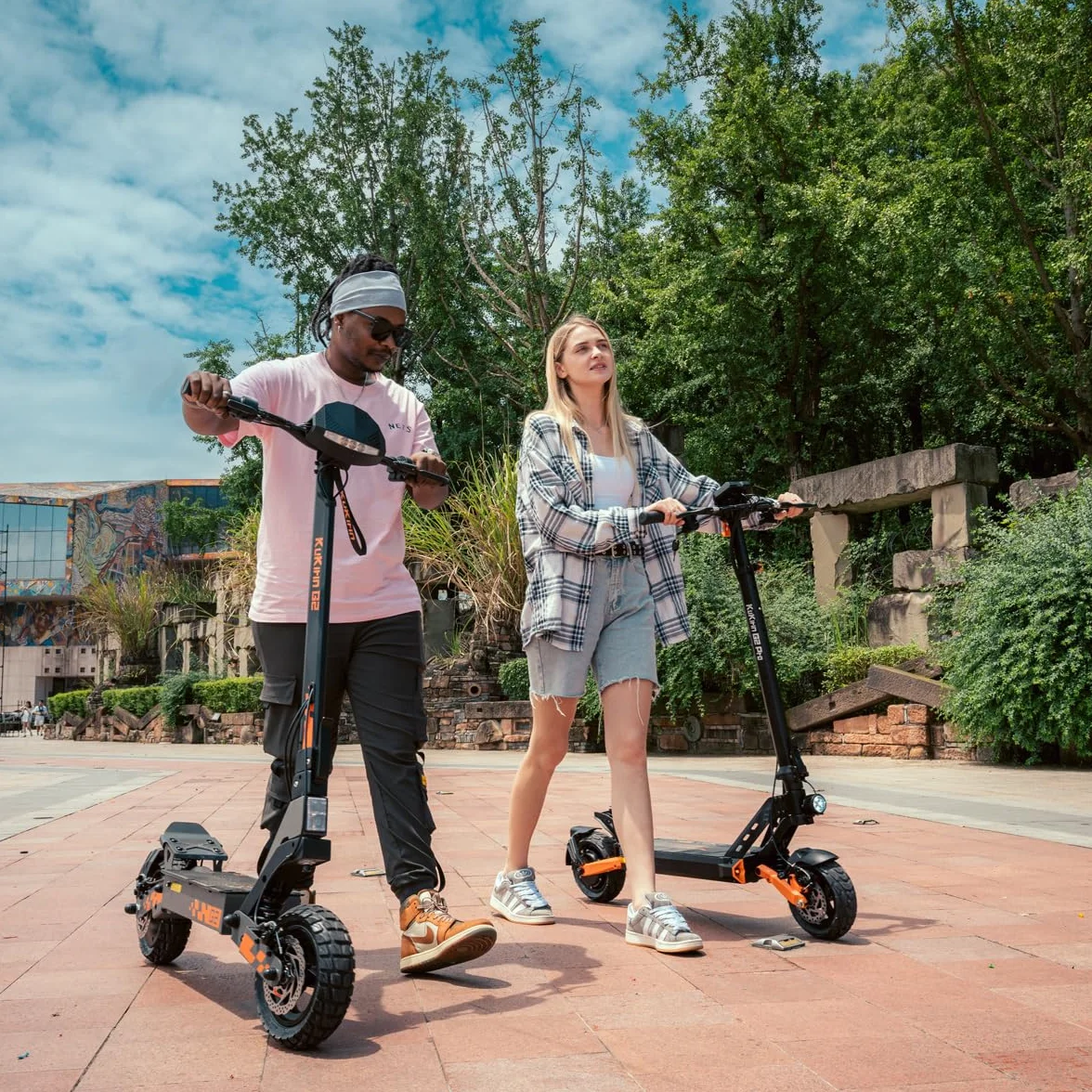 KUKIRIN G2 Patinete Eléctrico para Adultos, Elige Versión 800W o VMP 500W, Neumáticos Tubeless de 10 Pulgadas, Doble Suspensión, Frenos de Disco, Plegable