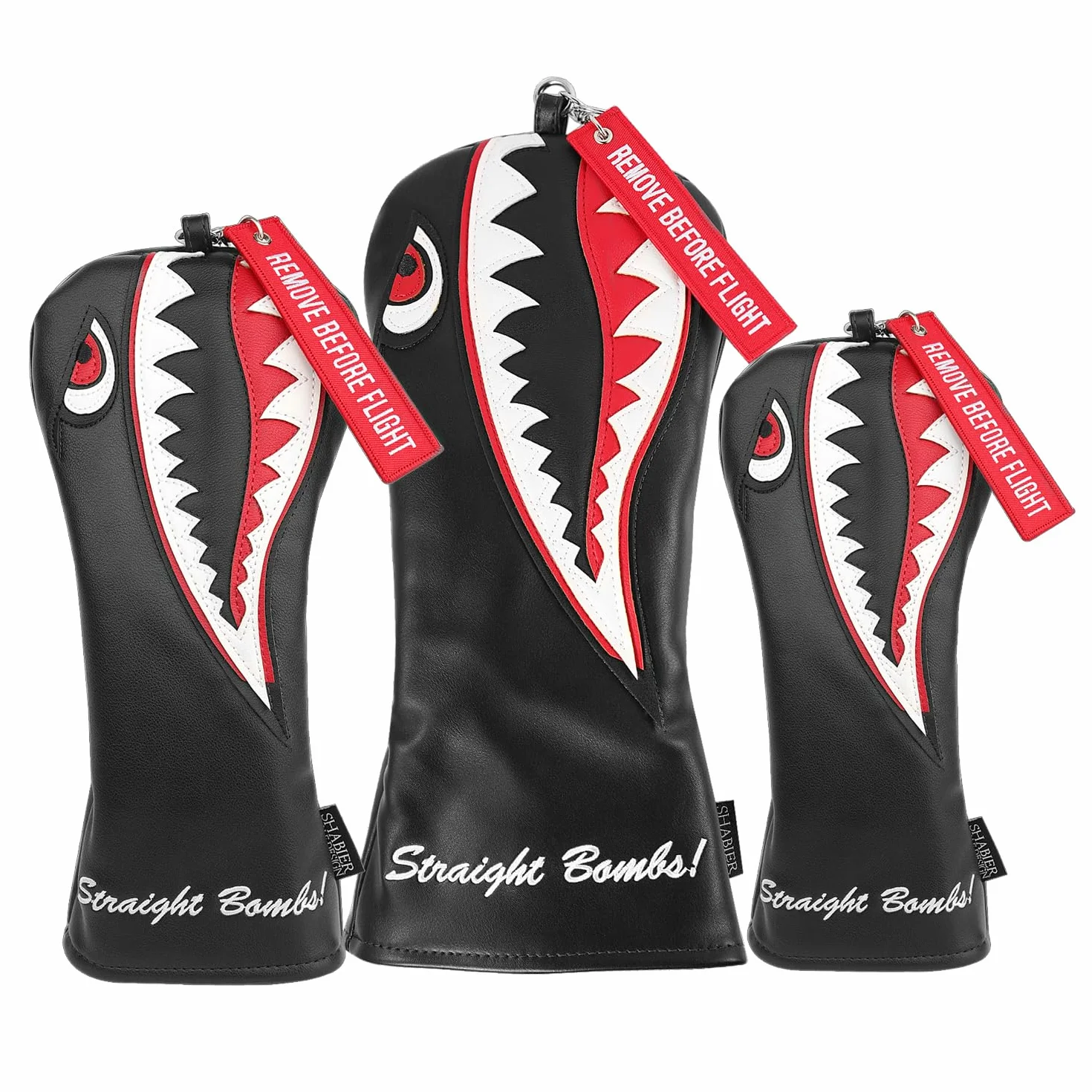 Funda para palo de golf Flying Tiger Warshark para palo de golf disponible para conductor/Fairway/Hybird (funda Hybird)