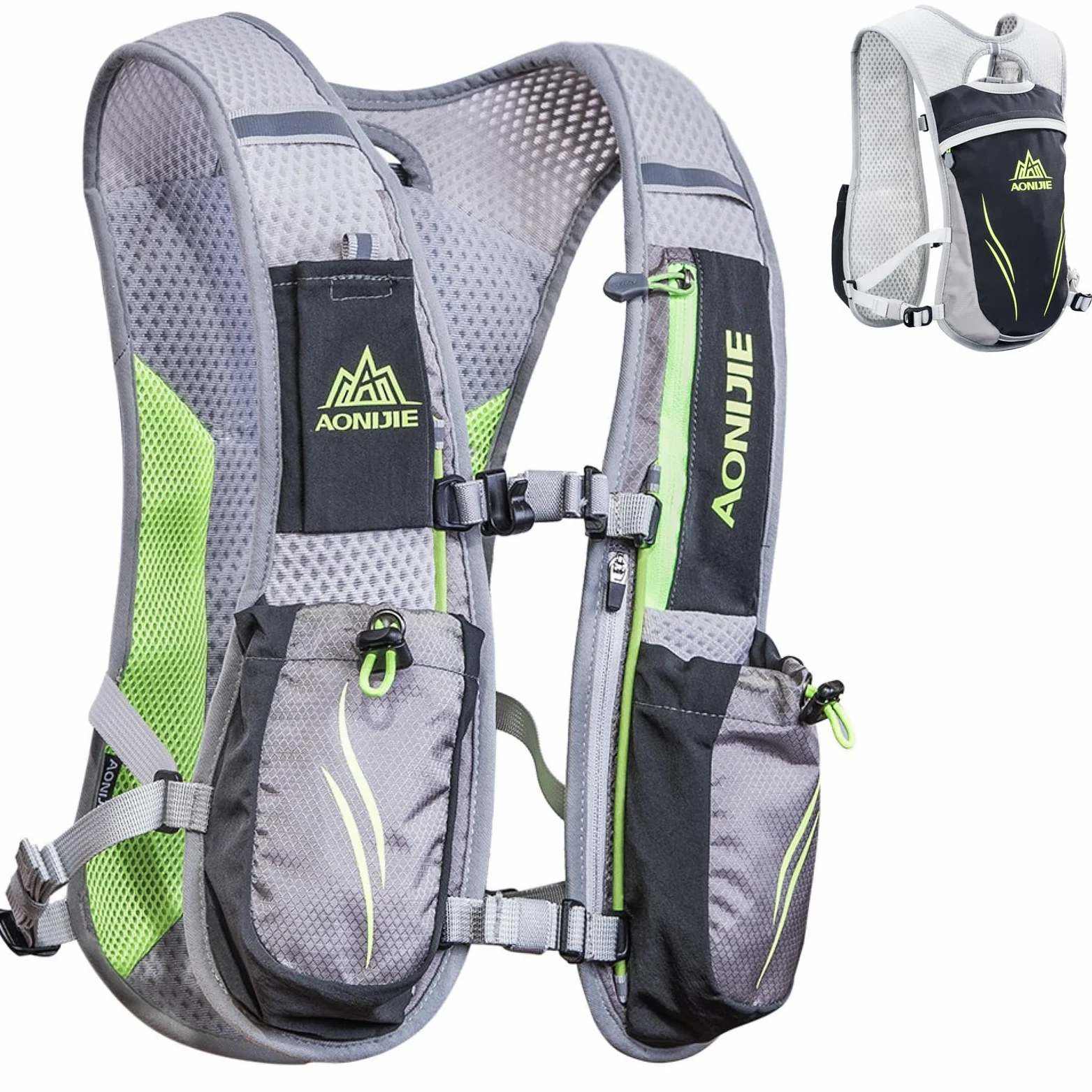 Azarxis Mochila de Hidratación Ligera 5.5L Chaleco de Hidratación Trail Running Hombre Mujer para Ciclismo Senderismo Escalada Correr