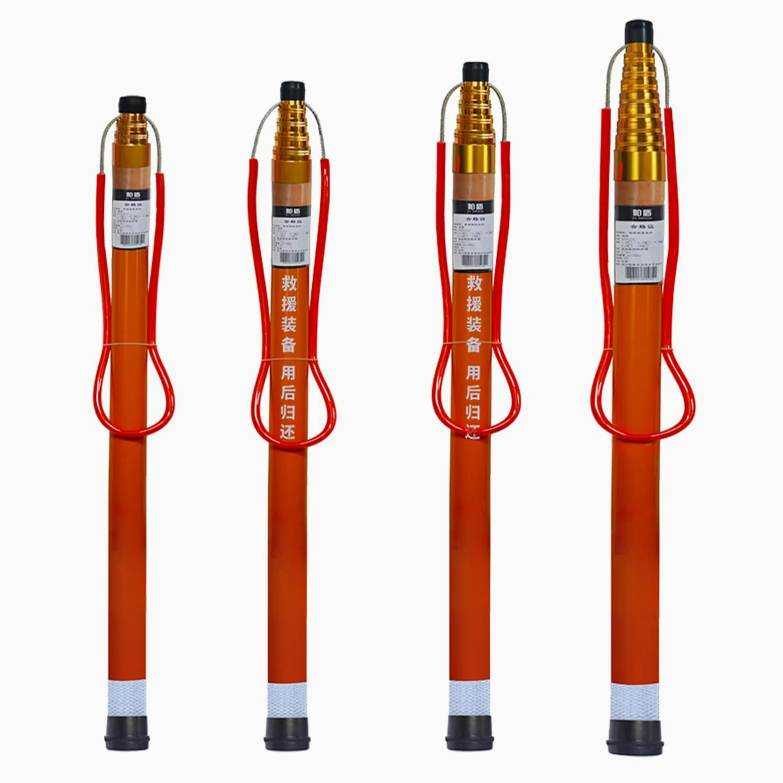 LXLZYXSF Palo Salvavidas Telescópico Poste Salvavidas Extensible para Muelles Yates Fibra De Vidrio Barra Salvavidas Equipos De Salvamento Acuático Postes De Piscina (Size : 1.2-4.5m(4.9ft-14.7ft) L)