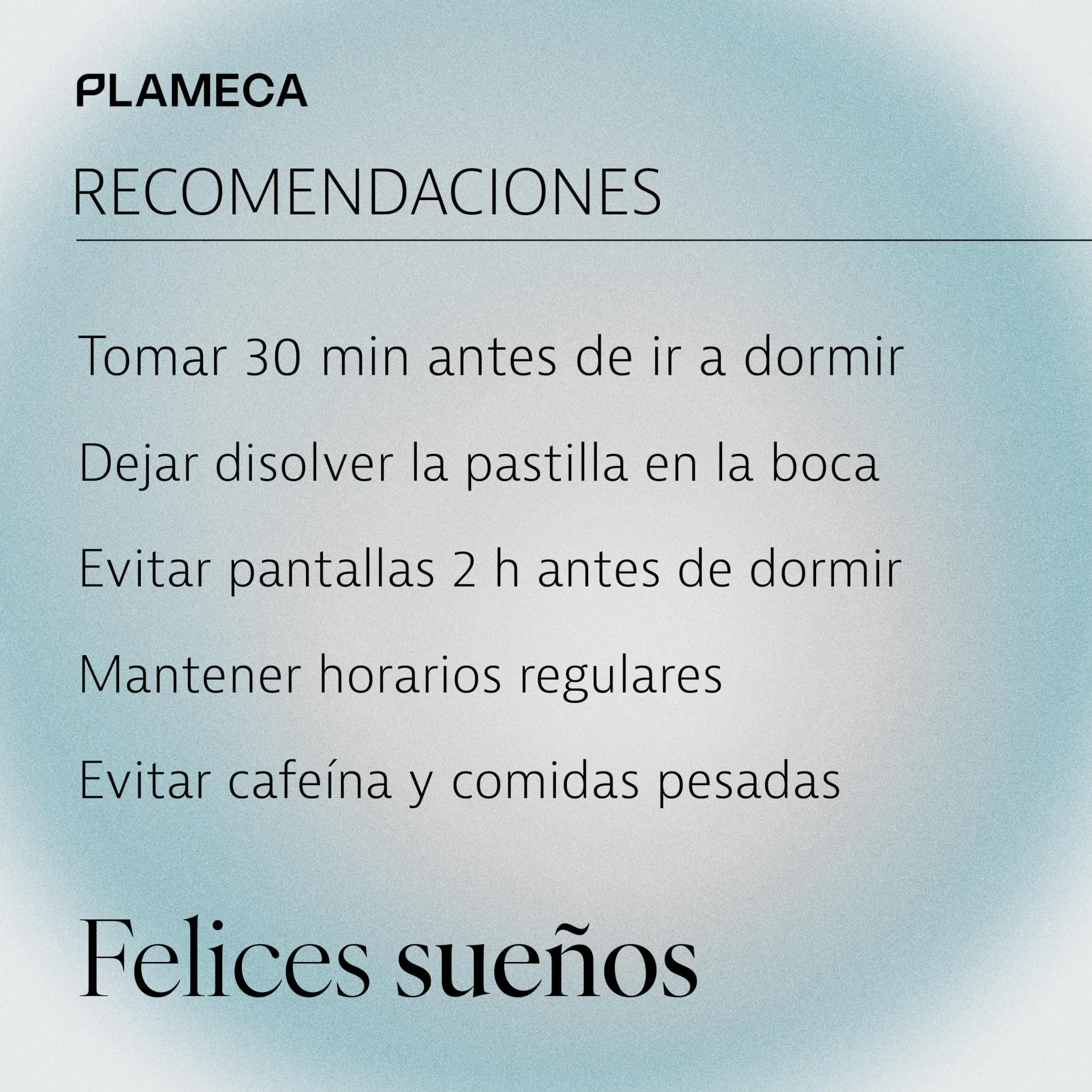 PLAMECA Melanoctina 60 Comprimidos Sublinguales Melatonina Pura de Rápida Absorción