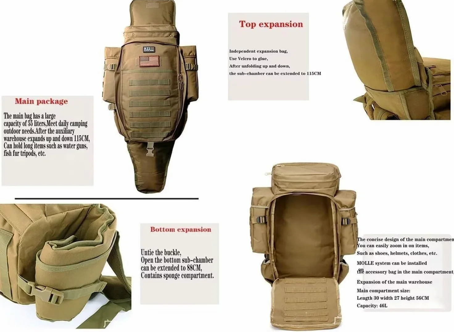 Genérico Bolsa De Armas, Fundas para Escopetas De Caza, Estuche para Rifle Táctico para Arma, Estuche para Escopeta Airsoft, Estuche para Armas para Armas Airsoft Transportar Rifles Individuales