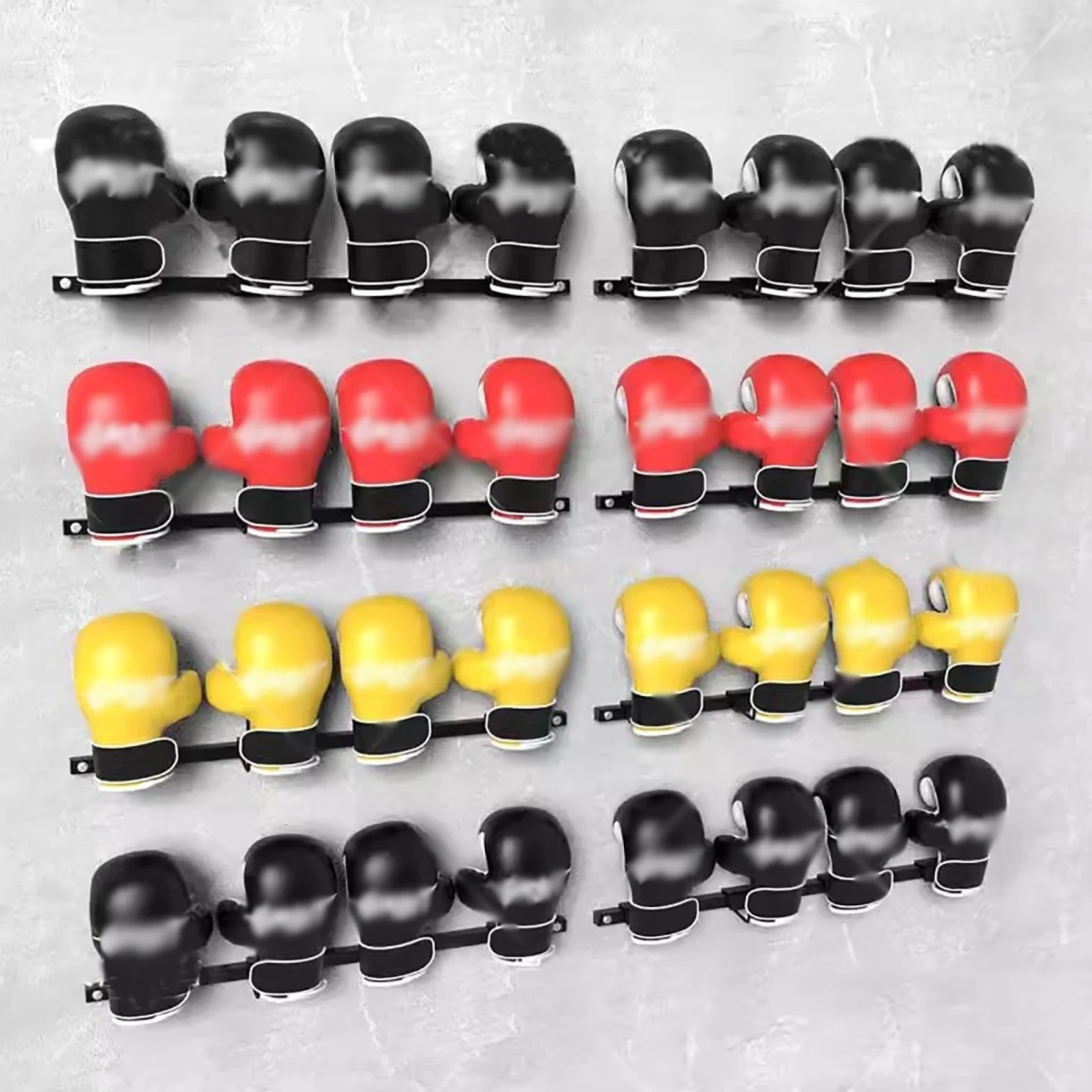 Estante de almacenamiento de guantes de boxeo, organizador de montaje en pared para equipos deportivos, soporte de exhibición multifuncional para gimnasio en casa, solución duradera y que ahorra
