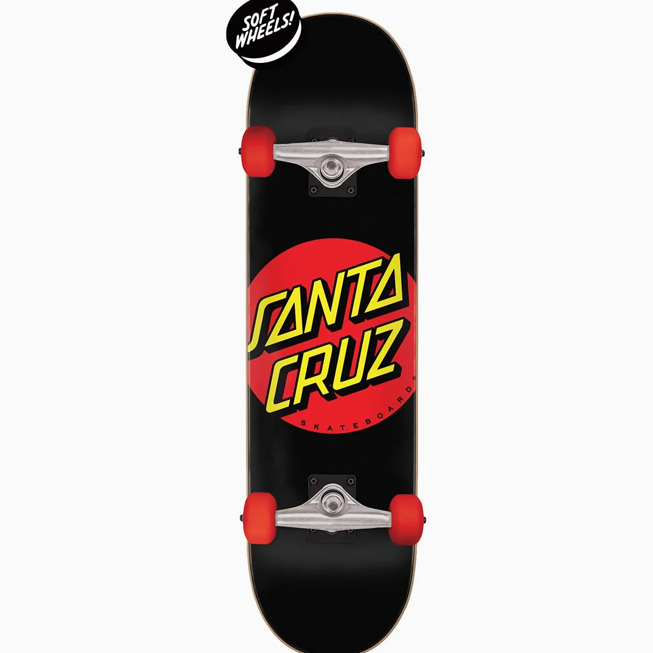 Santa Cruz - Monopatín Completo (7,25 x 27,00 Pulgadas), diseño de Lunares