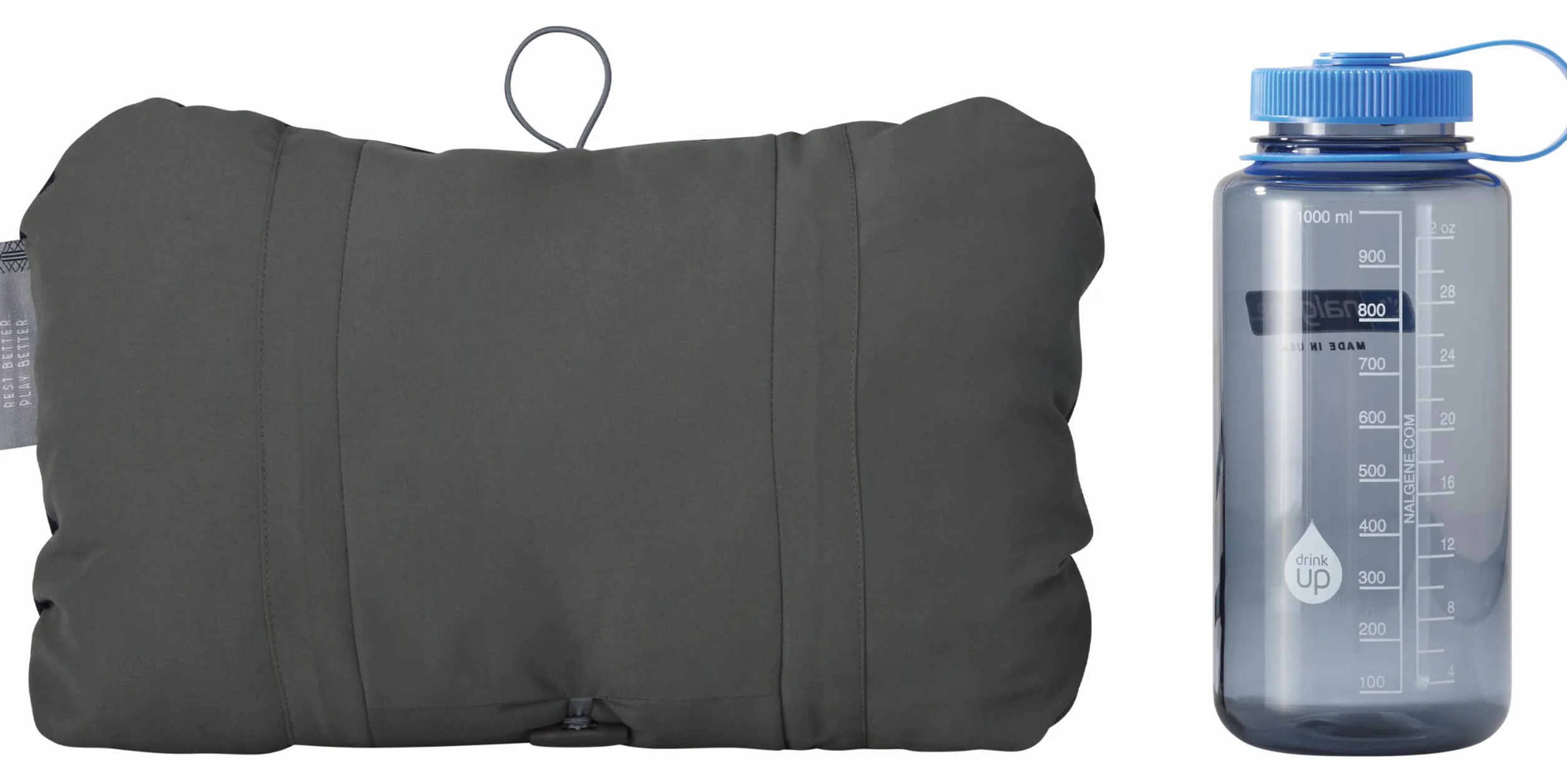 Therm-a-Rest - Almohada Compresible con Ajuste para Camping y mochileros, tamaño Normal, 35,5 x 45,7 cm, diseño de Espacio Exterior