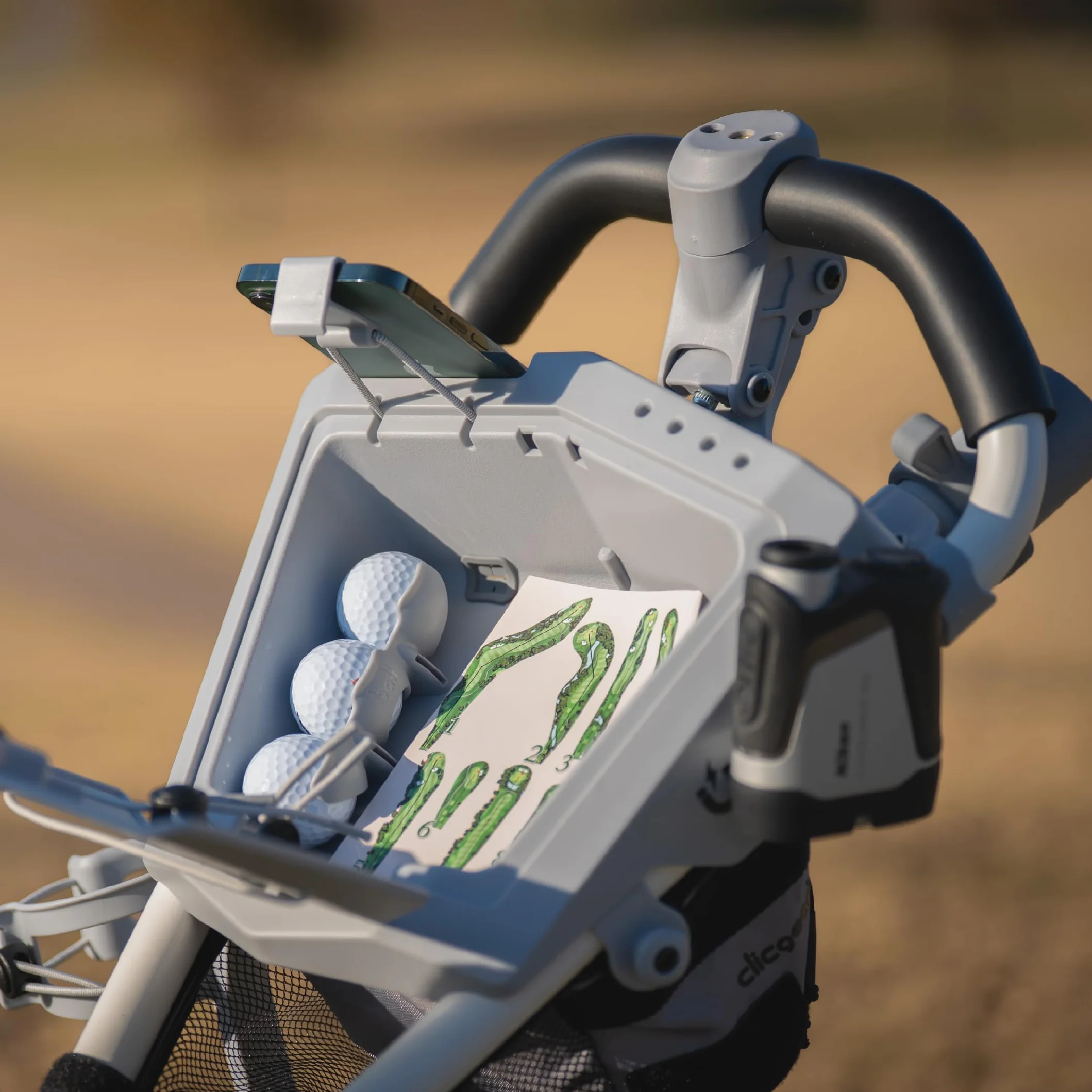 Clicgear Carrito de Golf Modelo 4.5 Plegable 3 Ruedas
