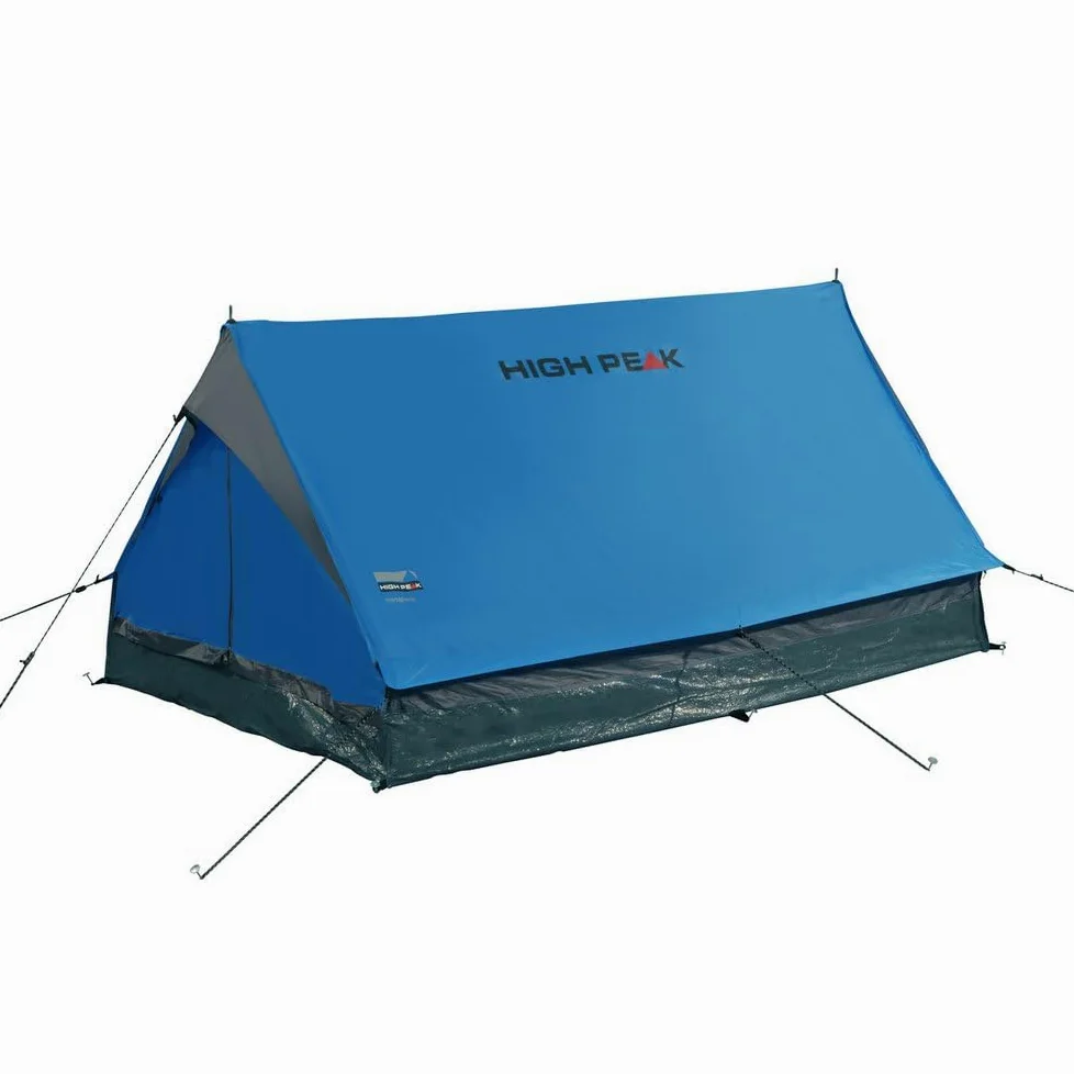 High Peak - Tienda de campaña para 2 personas, tienda de campaña con fondo de bañera, 1500 mm, impermeable, sistema de ventilación, protección contra mosquitos, peso ligero y pequeño tamaño