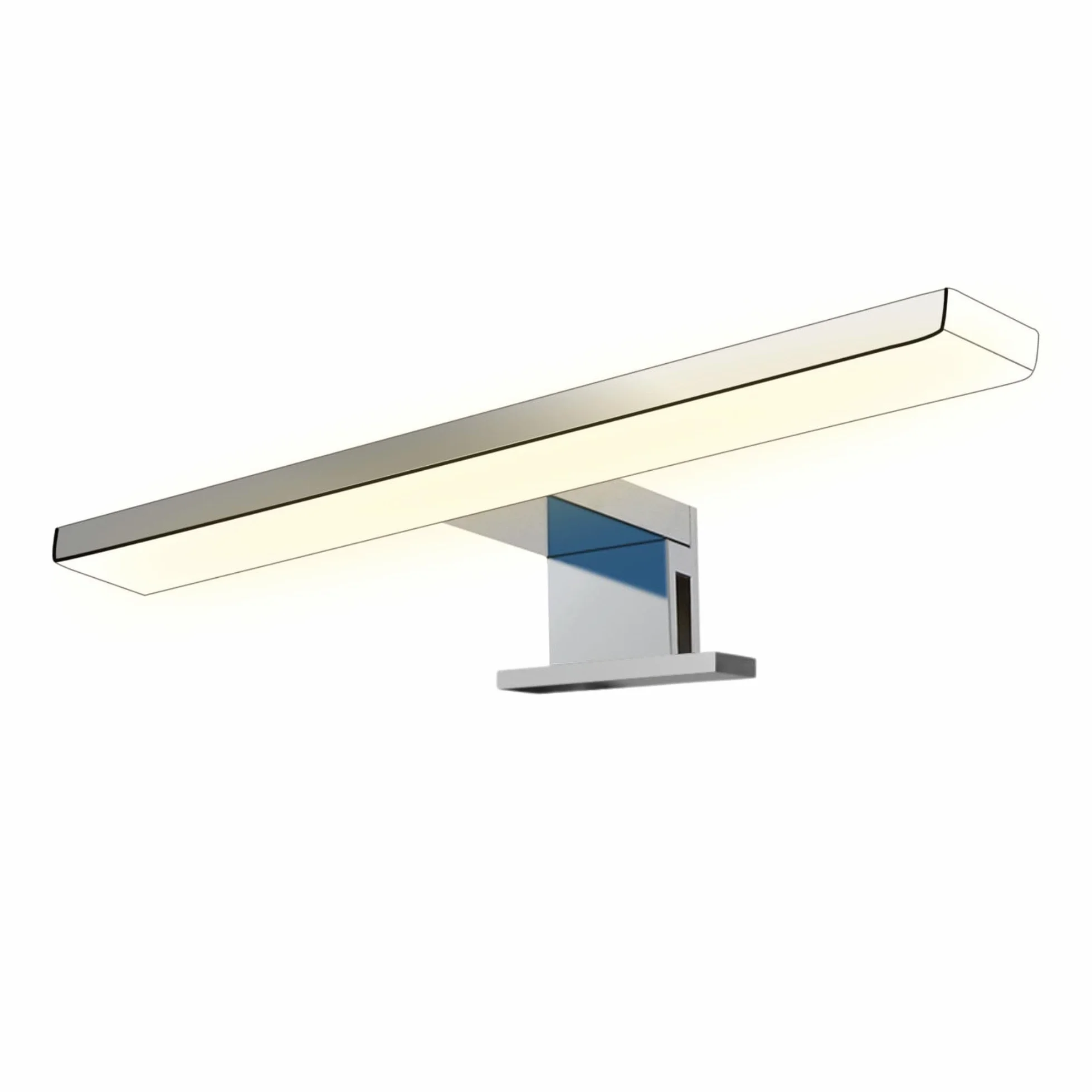 Aurinko Lámpara de baño LED 230V 300mm blanco cálido Cromo