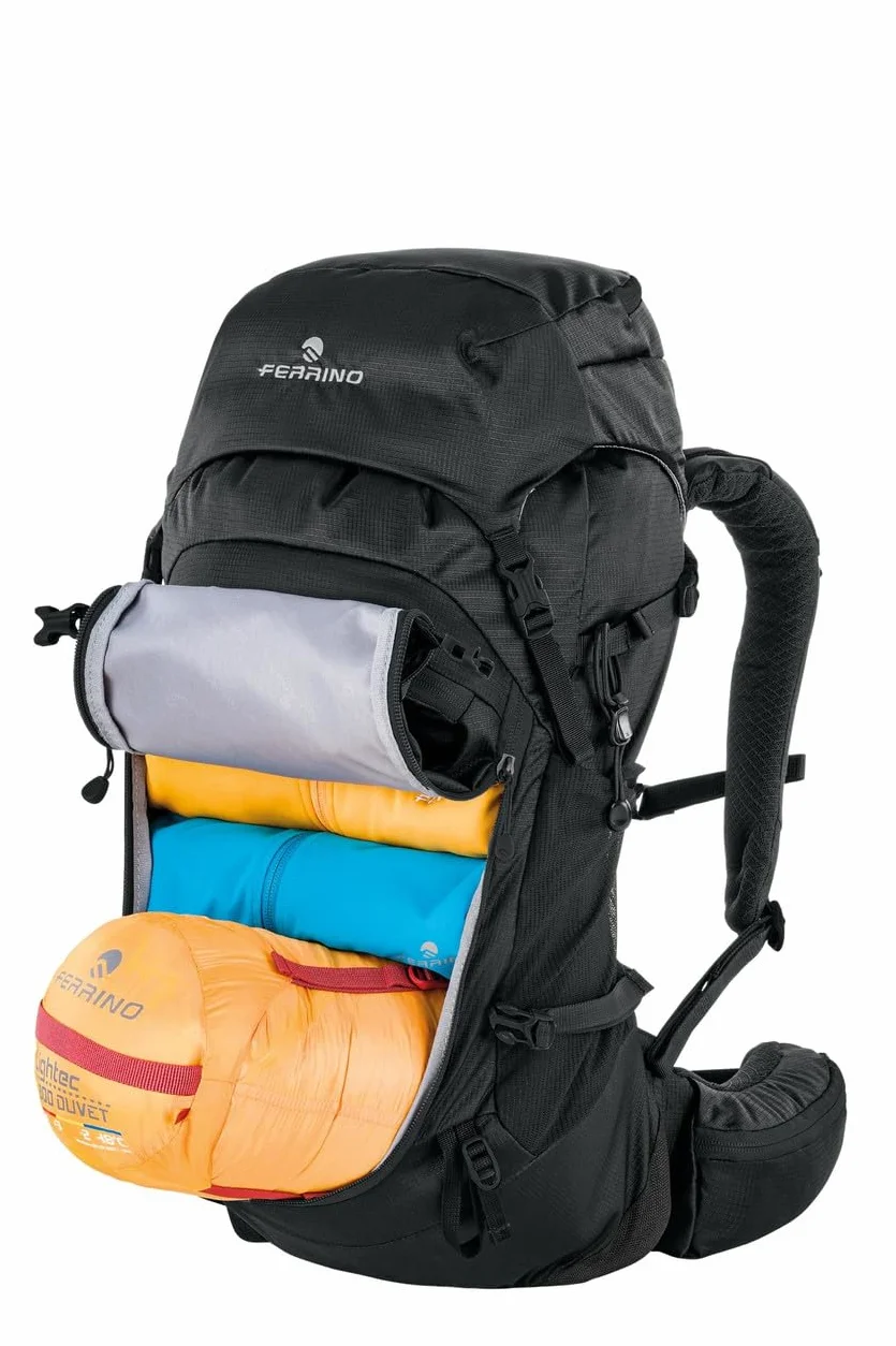 Ferrino Mochila Trekking FINISTERRE 40, Negro , 40 LITRI, Mochila