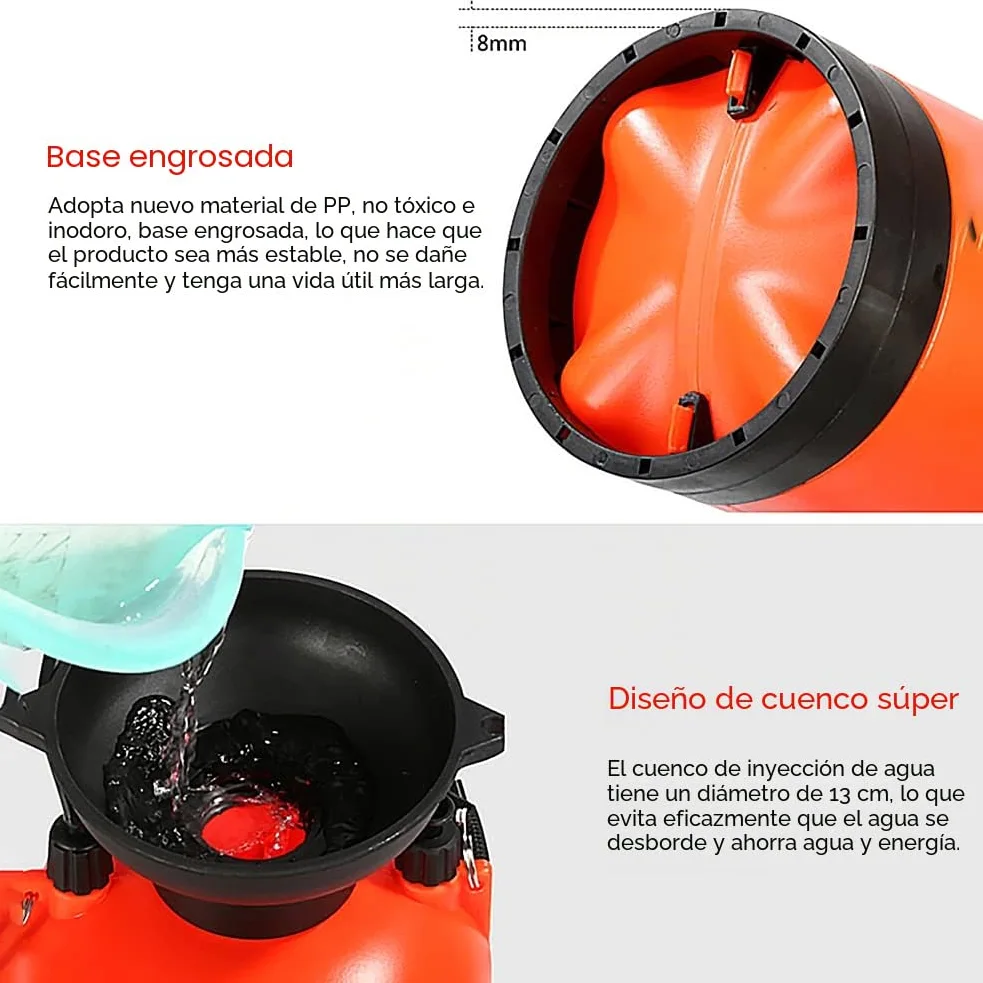 Ducha portátil al Aire Libre para Camping, Ducha, multifunción, rociador baño para Mascotas, con 7 Patrones, rociador jardín, Bomba para regar Flores, Lavado Coche