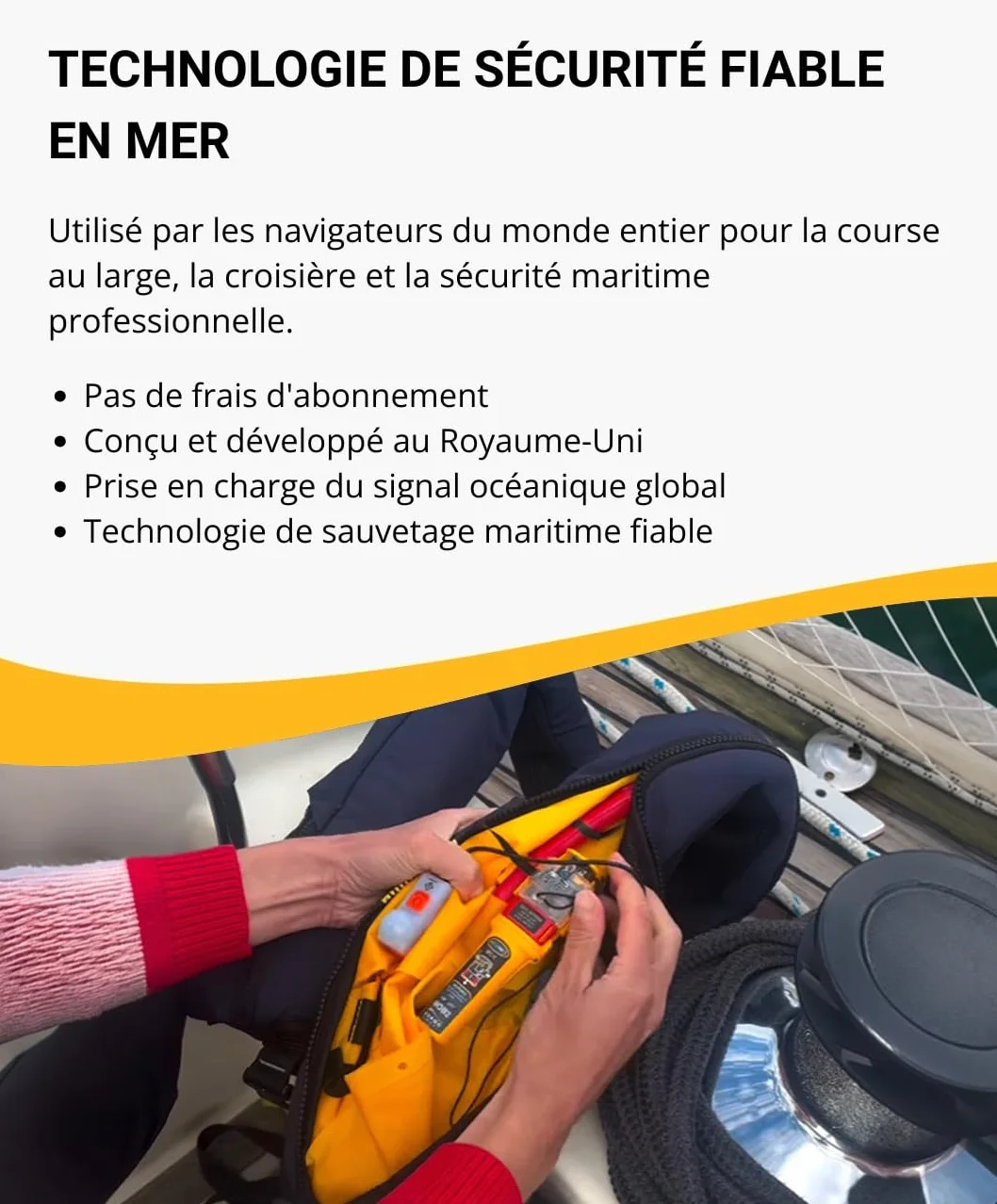 Ocean Signal rescueME MOB2 Radiobaliza Hombre al Agua (Aprobada Clase M) con AIS, DSC y GPS Integrado - Dispositivo de Seguridad Marítima Compacto, Impermeable y de Alerta de Rescate Instantánea | Activación automática del chaleco salvavidas