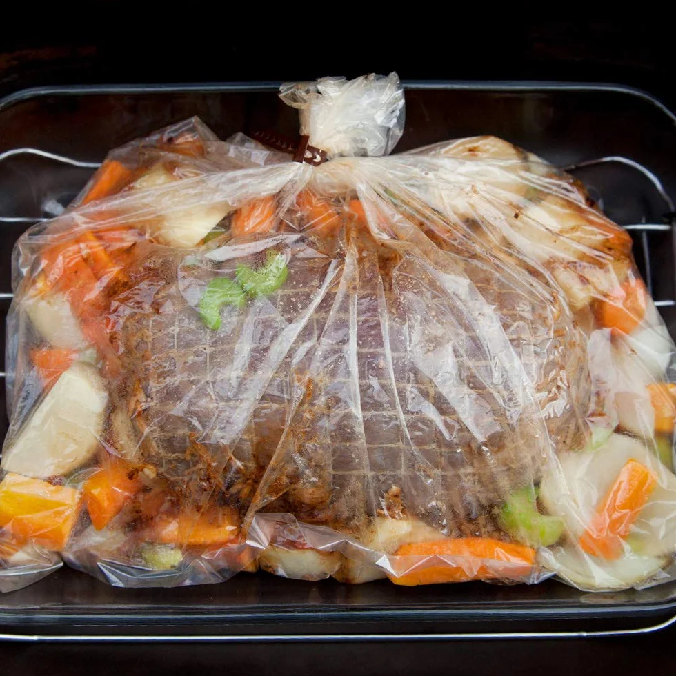 Bolsas de horno para asar pavo, carnes, pollo, pescado y verduras, 43x55 cm, 12 unidades