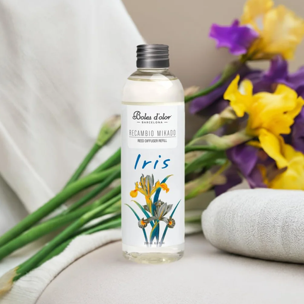Mikado Recambio Ambientador Difusor Perfume Hogar Iris 200 ml