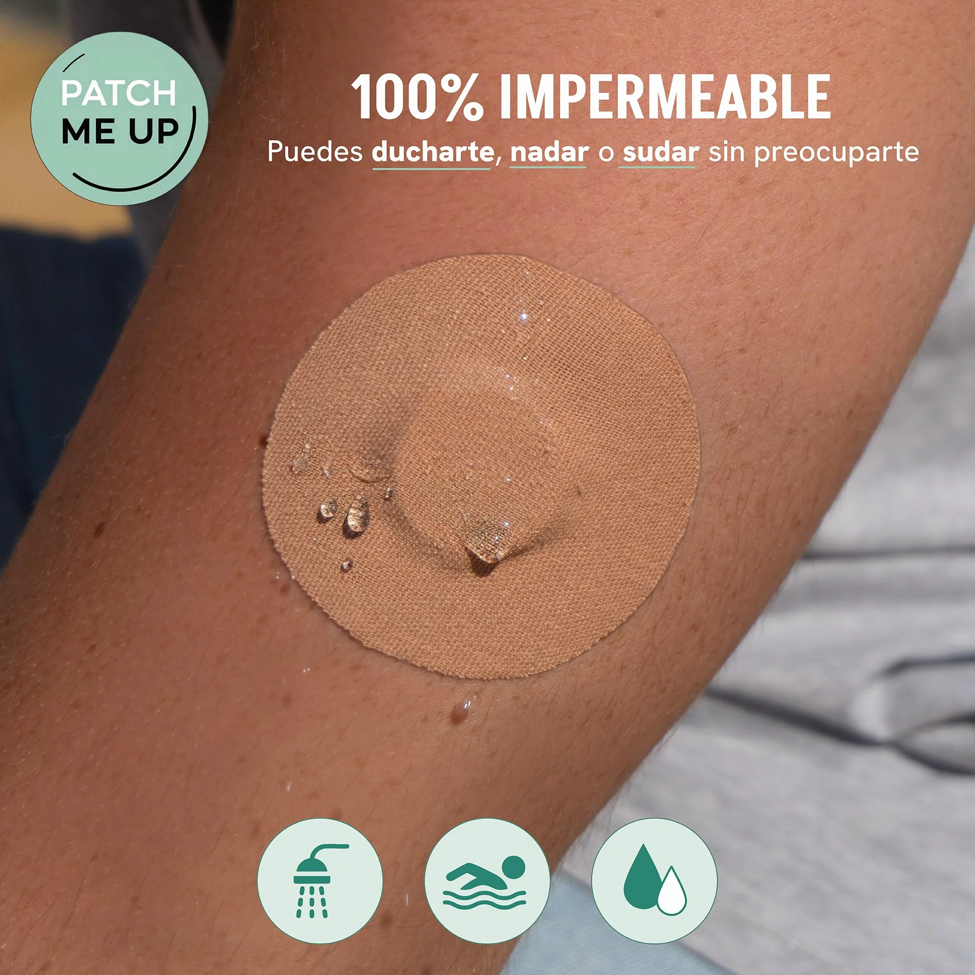 Parches Sensor Freestyle Libre 2 y 3 Adhesivos Hipoalergénicos Impermeables Fijación 14 Días Protector Medidor Glucosa