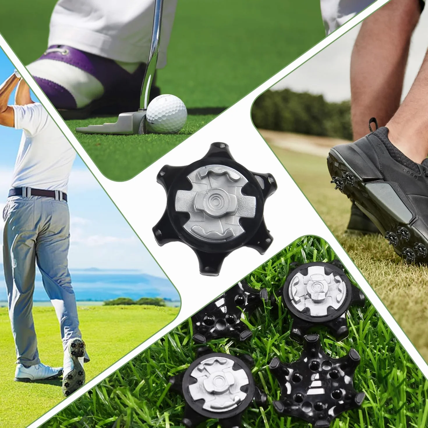 Tacos para Zapatos de Golf, Clavos para Zapatos de Golf, Clavos para críquet, Tacos roscados para Accesorios