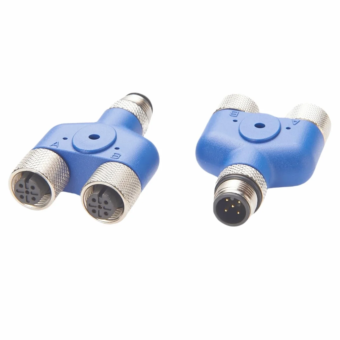 NMEA 2000 Multipuerto M12 Y Splitter Adaptador IP67 Impermeable N2K 3 Vías M12 5Pin A Código Macho a Hembra Sensor Conector Circular para CAN Bus CANOpen Actuador
