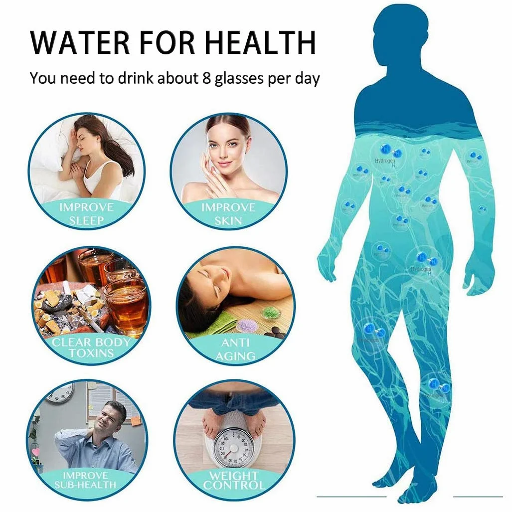 Botella Agua, máquina para fabricar Botellas Agua alcalina con hidrógeno, generador Agua con hidrógeno e ionizador con tecnología SPE y PEM, Membrana importada Que Produce un Contenido hidrógeno ha