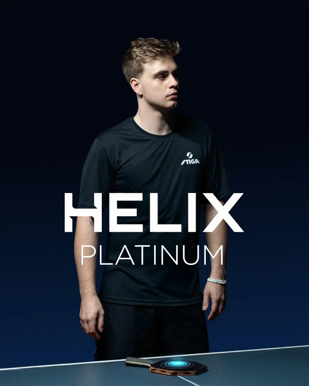 STIGA Helix Platinum Goma para Pala de Tenis de Mesa