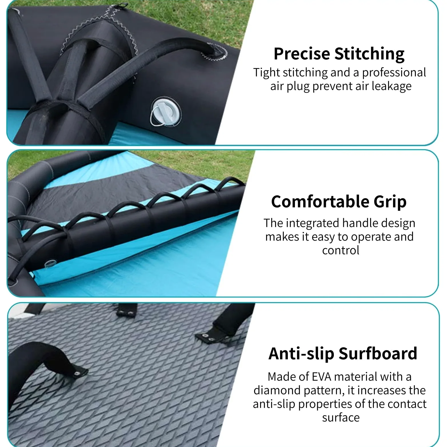 Combinación de Tabla hidroala Inflable y Wing Foil - 358x208 cm Wind Wingfoil, Kit Completo Listo para Usar para Deportes acuáticos, Kitesurf, Surf