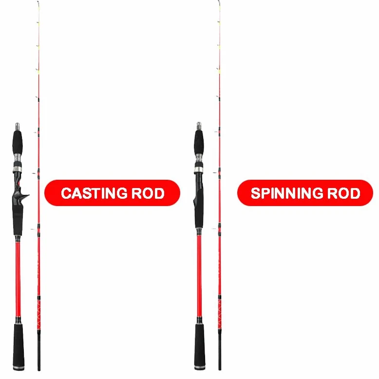 Cañas de Pescar en Mar,Cañas de Pescar Surfcasting 1.5m 1.68m 1.8m mar Barco Jigging Asiento de Pesca Vara de océano Fibra de Carbono Agua Salina caña de Pescar