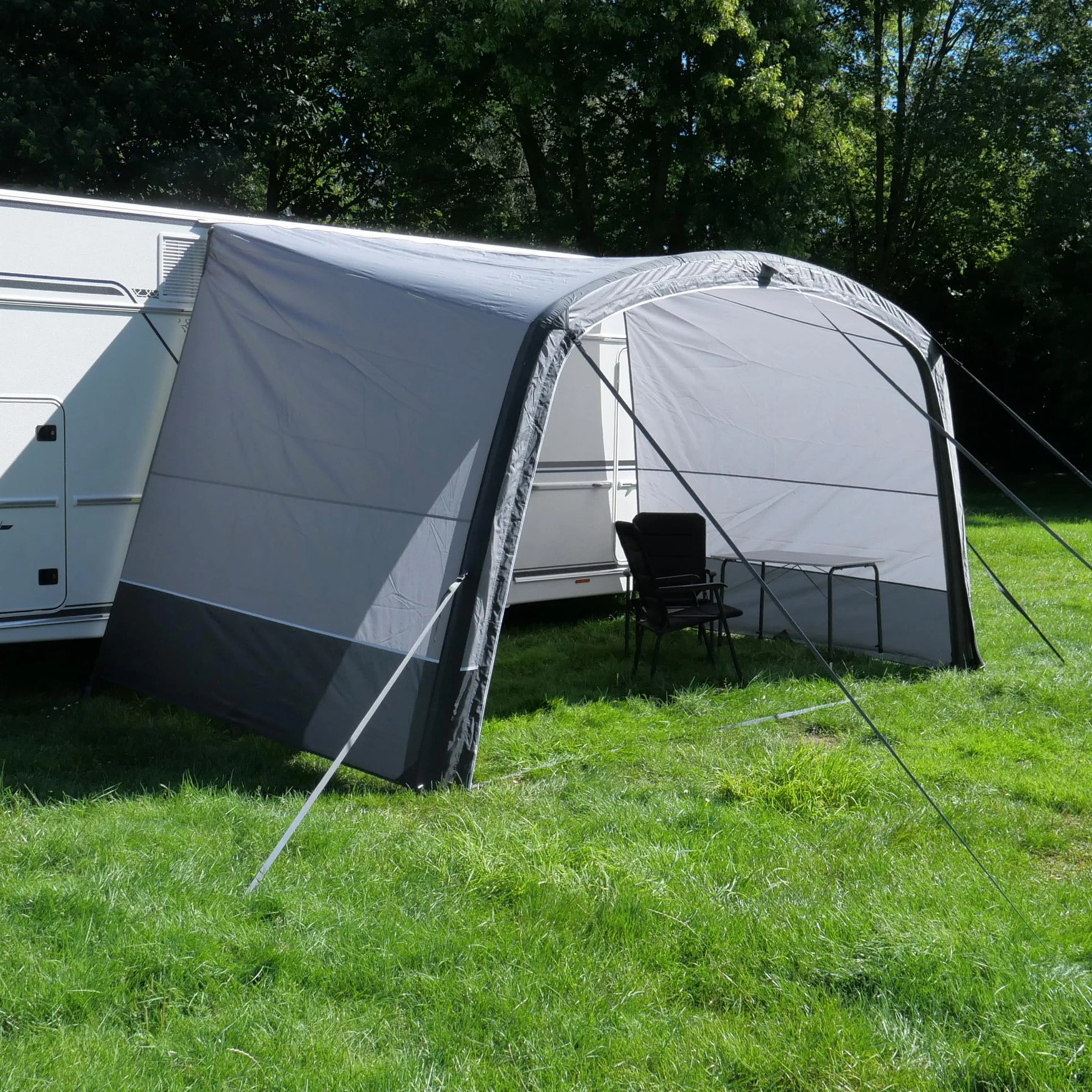 your GEAR Otranto Air - Techo solar inflable de 380x250 cm, columna de agua de 5000 mm, ideal para caravanas y autocaravanas, protección solar