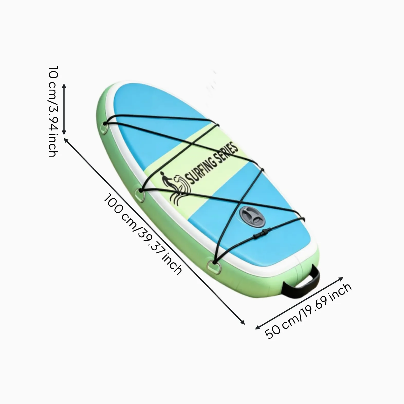 Tabla de Surf Inflable para Niños Tabla Hinchable para Principiante Tabla Acuática Infantil con Cubierta Cepillada Antideslizante y Asa Central en PVC Adecuada para Piscina Baños Calmados
