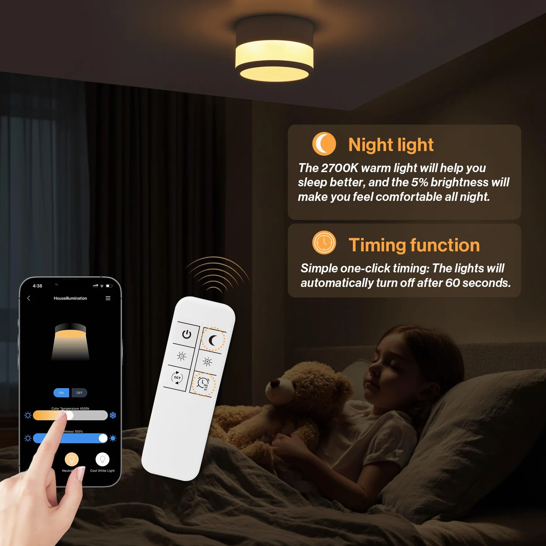 Focos LED techo Dimmable IP65 12W 2700K-6500K Blanco Aluminio 230V Ø10cm