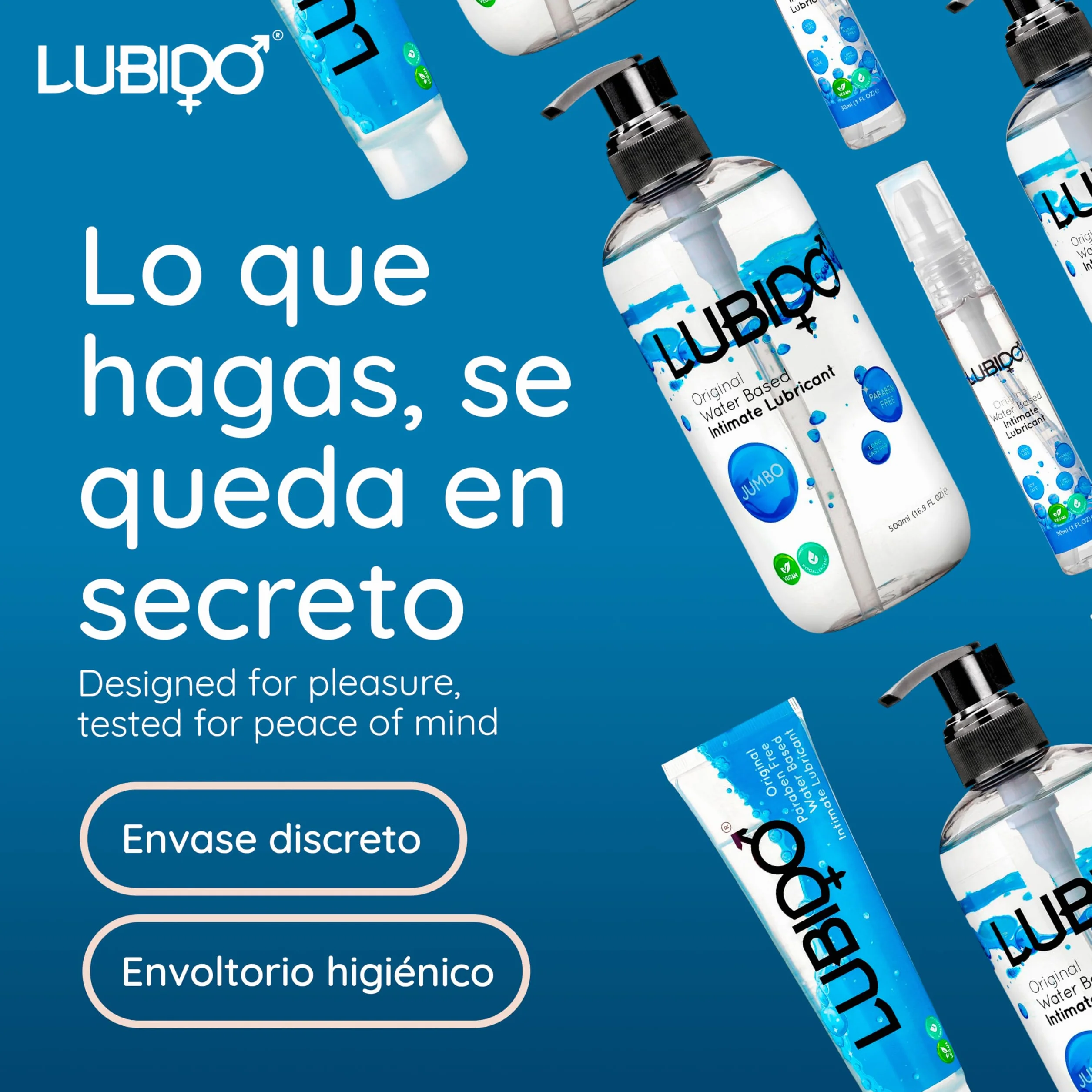 Lubido Original Gel Lubricante Íntimo a base de agua 250 ml