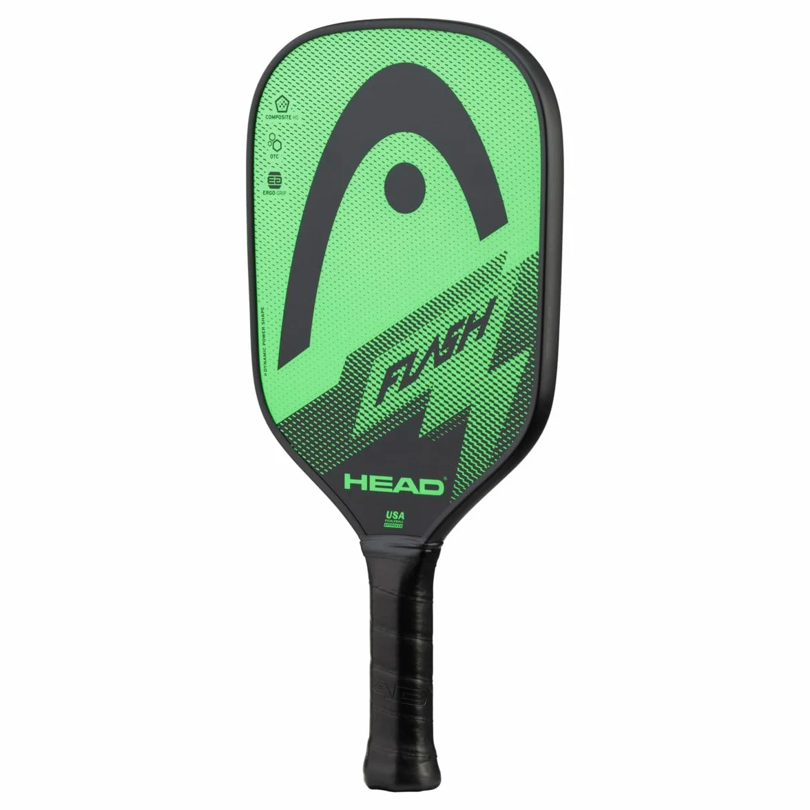Head Flash Pickleball Pack - 2 Palas aprobadas, 2 Pelotas para Exteriores, Bolsa de Transporte