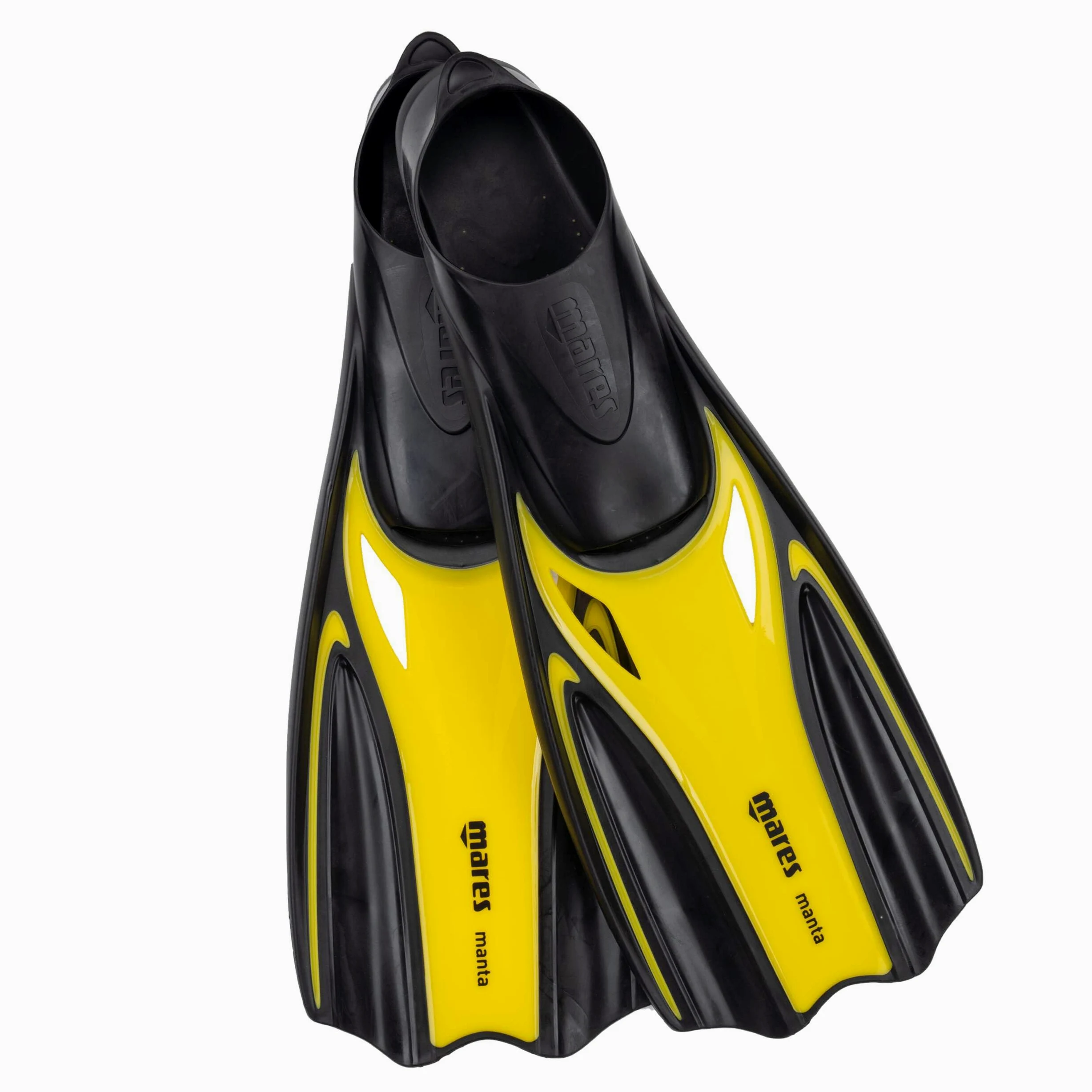 Mares Manta - Aletas de Buceo, Color Amarillo, Talla 38/39