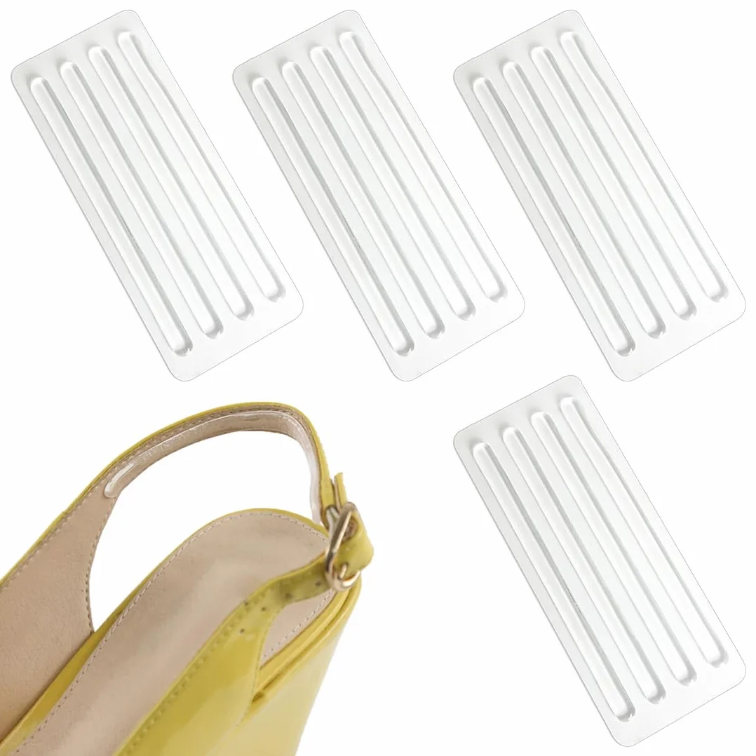 Antirozaduras Zapatos de Tacón Alto Cinta Adhesiva Almohadillas de Gel de Silicona Forro Sandalia Cojín para Mujeres