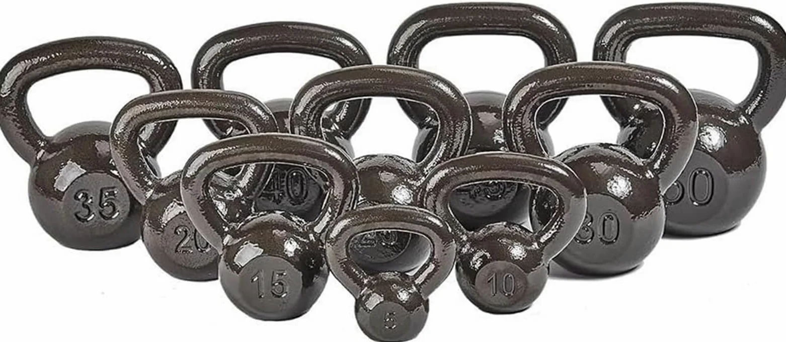Pesa rusa de hierro fundido macizo, pesa rusa integrada de color negro, utilizada for entrenamiento físico y de fuerza, fitness y entrenamiento cruzado (tamaño: 6 kg)