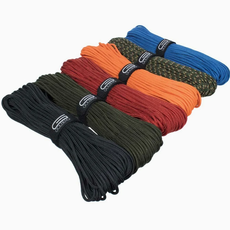 Golberg Premium - Cuerda trenzada de poliéster para accesorios – fabricada en Estados Unidos – tamaños de 3 mm, 4 mm, 5 mm o 6 mm – longitudes de 25, 50, 100, 250 y 1000 pies – cable compacto y ligero
