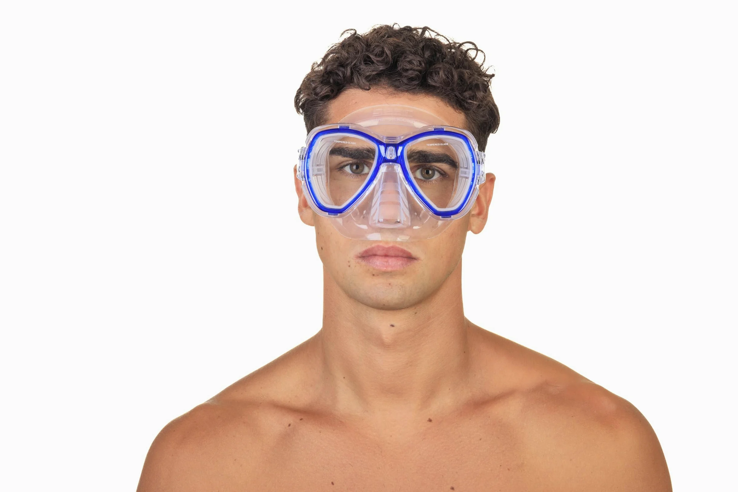 SEAC Set Elba - et de Snorkel con máscara subacuática y Tubo con válvula para la Purga de Agua para Adultos Unisex Adulto