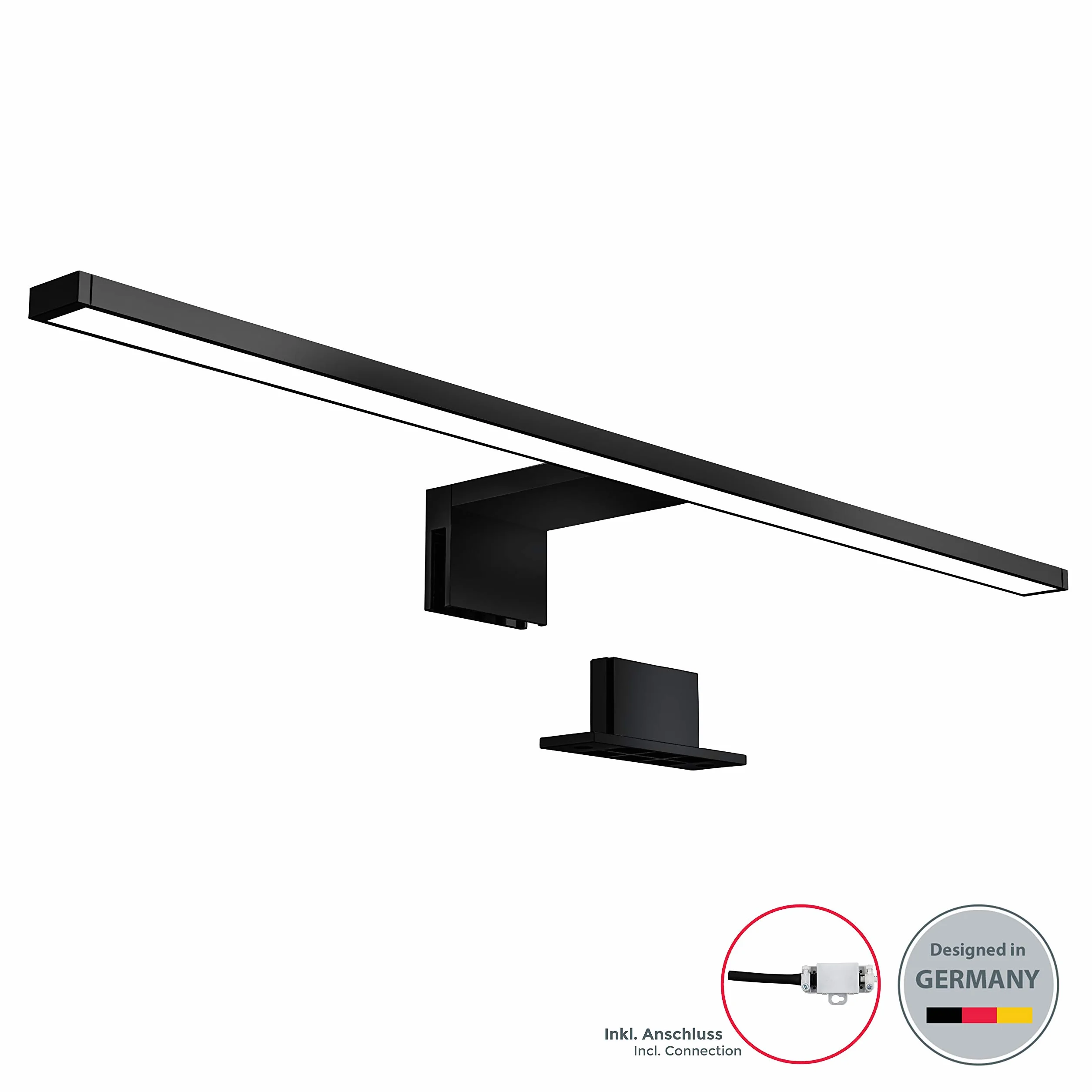 B.K.Licht Lámpara Espejo de Baño LED IP44 8W 230V 4000K 780lm 60x10.3x3.6 cm Blanco Frío