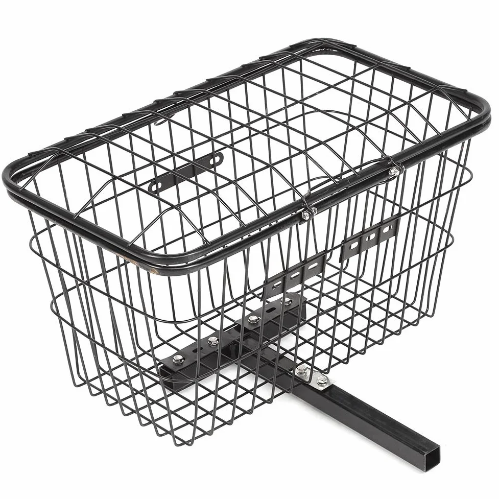 Cesta Para Bicicletas, Cesta De Almacenamiento Plegable Resistente Al Desgaste Material De Hierro De Calidad Resistente Cesta De Almacenamiento Trasera Para Scooter, Descanso Para