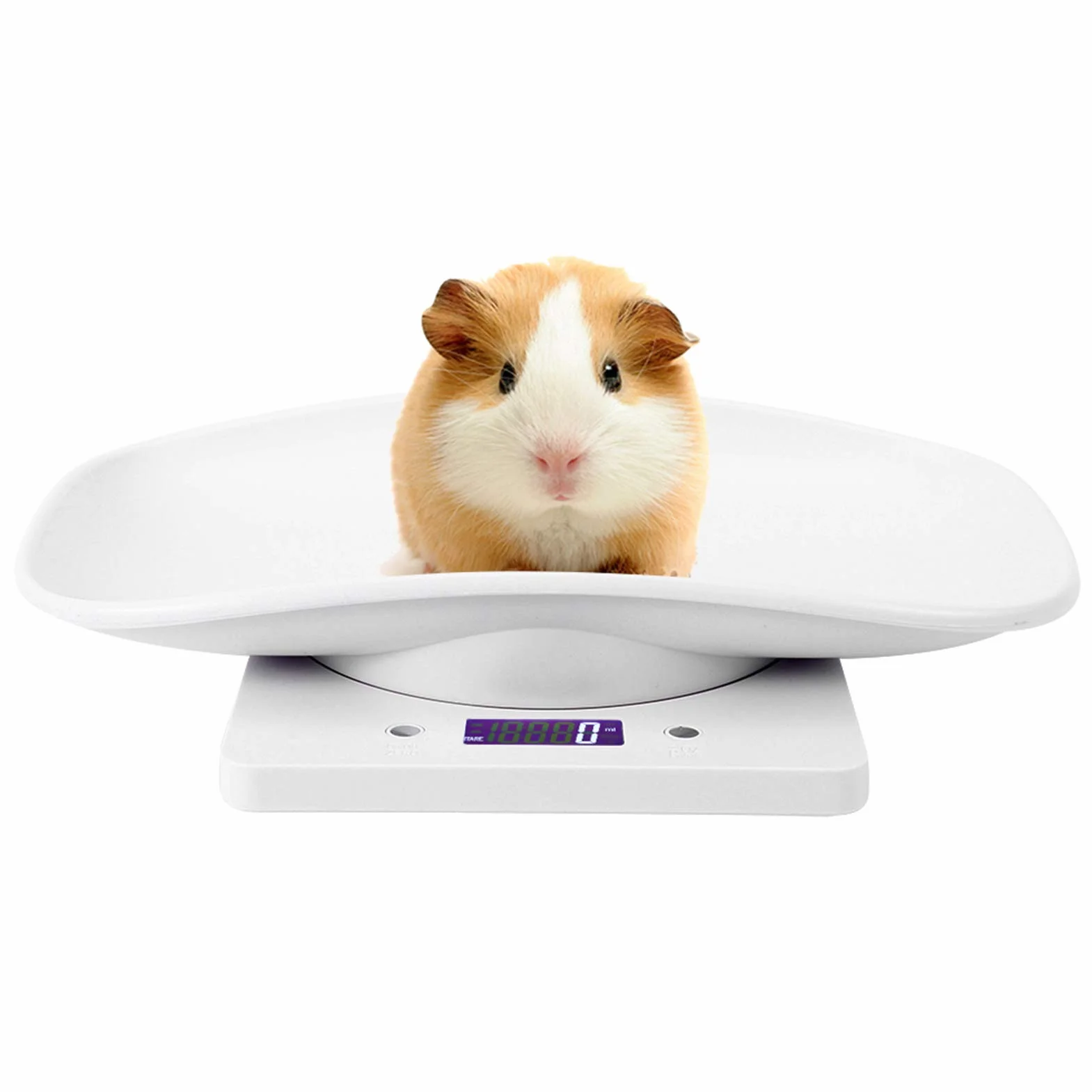 Báscula de Pesaje para Bebés 10 Kg 1 G Digital para Cachorros Perros Gatos Pequeños Electrónica de Cocina