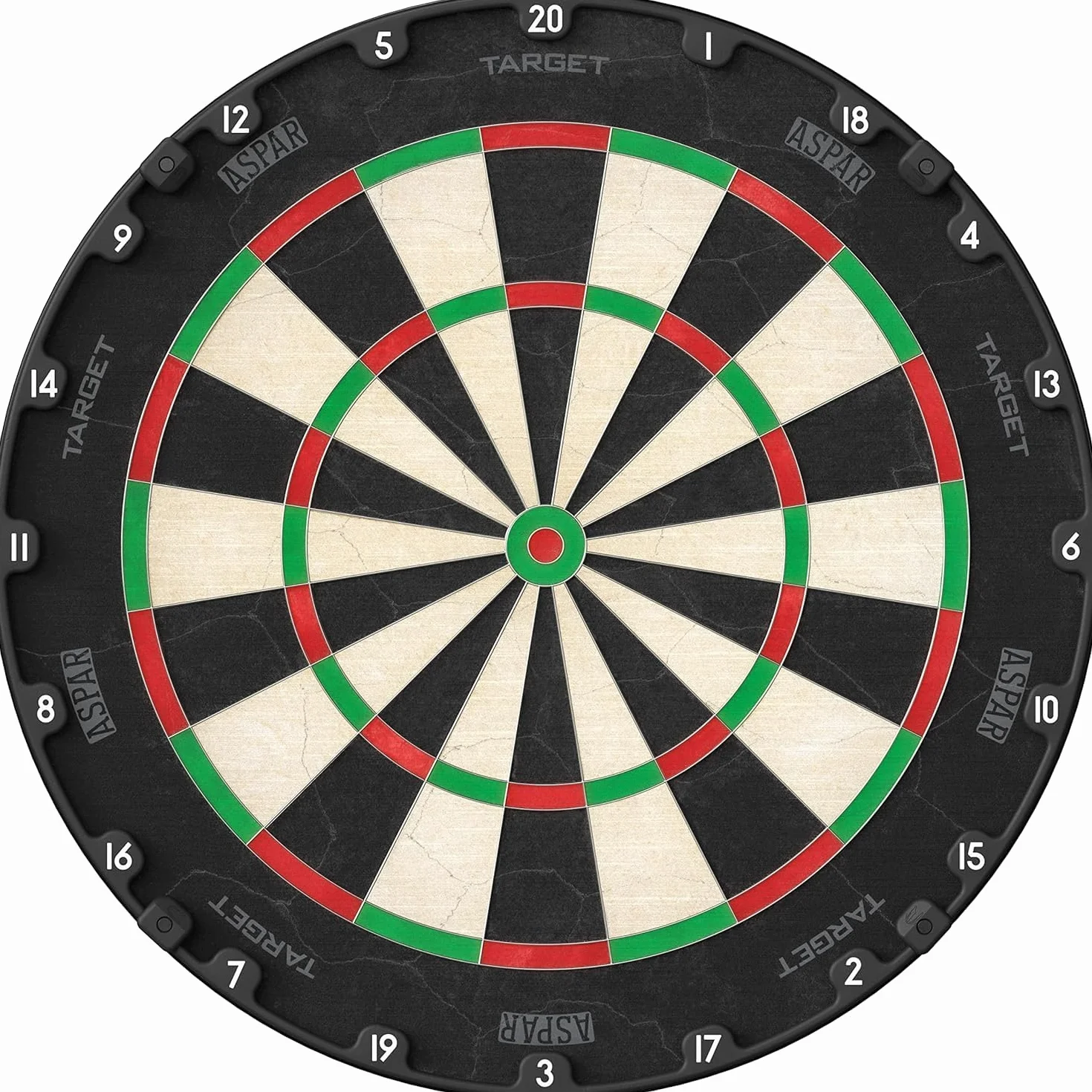 Target Darts Aspar Dart Board | Punta de Acero Diana con Autorrecuperable Sisal Cerdas Rotacional Anillo Thin Wire Reglamento Competición